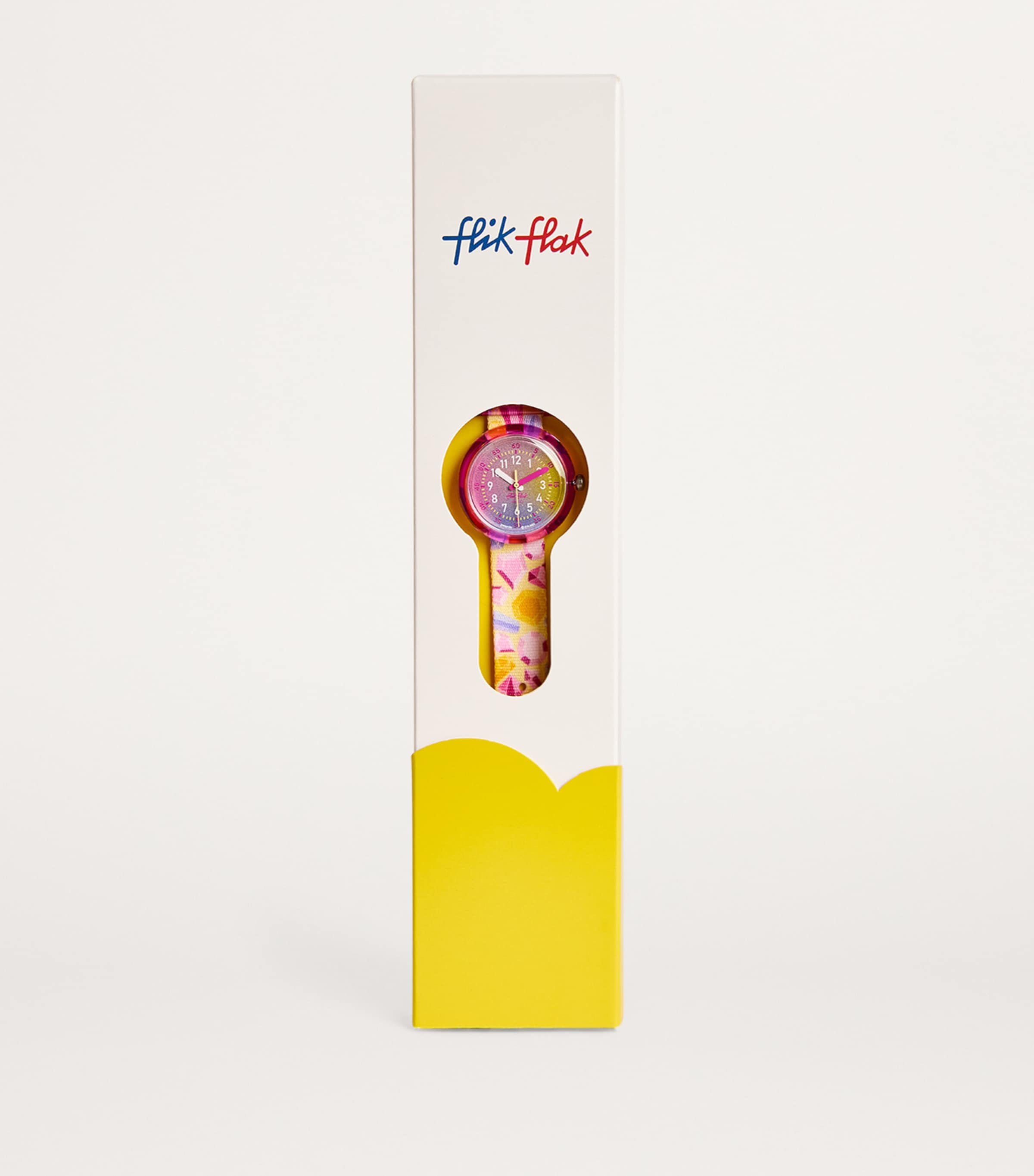 Flik Flak Sparkling Gemstones Watch 31.85mm Pink Image 2