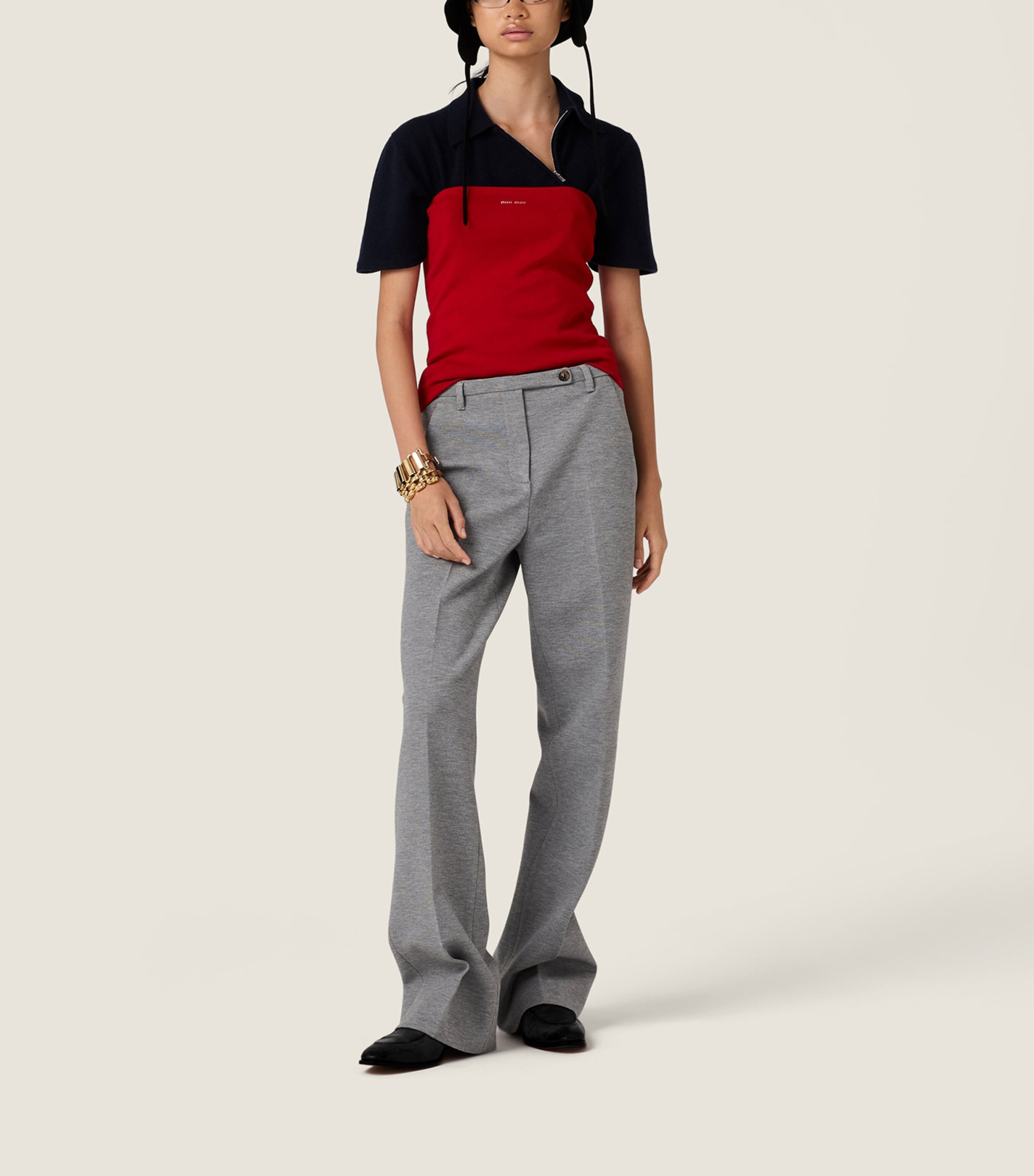 Knit Trousers F0031 Image 2