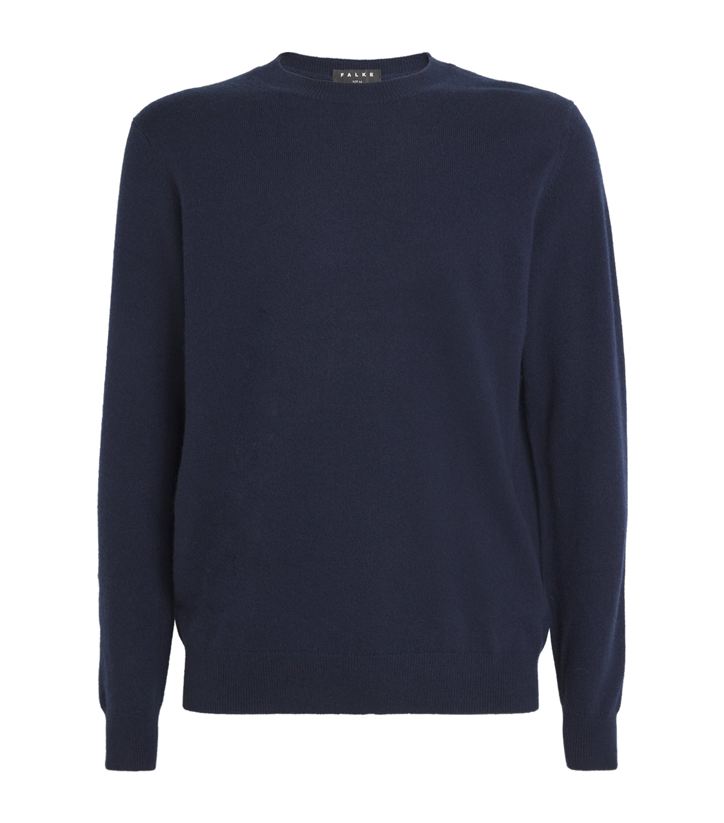 Falke Cashmere Crew-neck Sweater In Navy