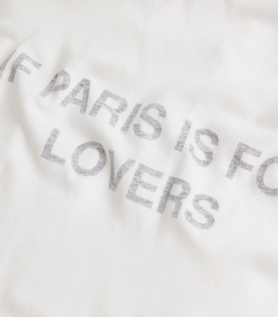 COLE BUXTON Mens Cotton Paris Texas T-Shirt Vintage White Image 6