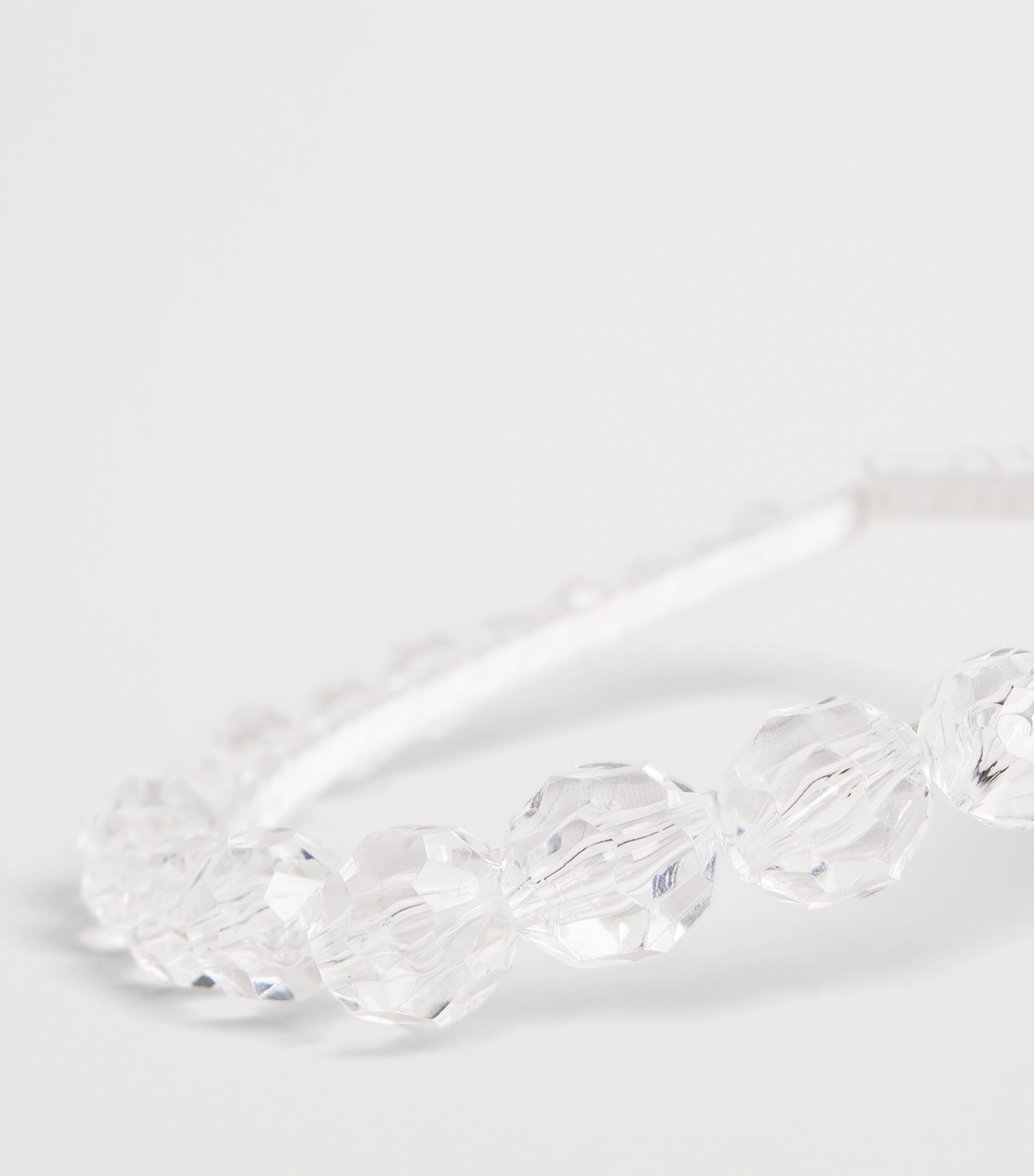 Monnalisa Crystal Headband Cream Image 3