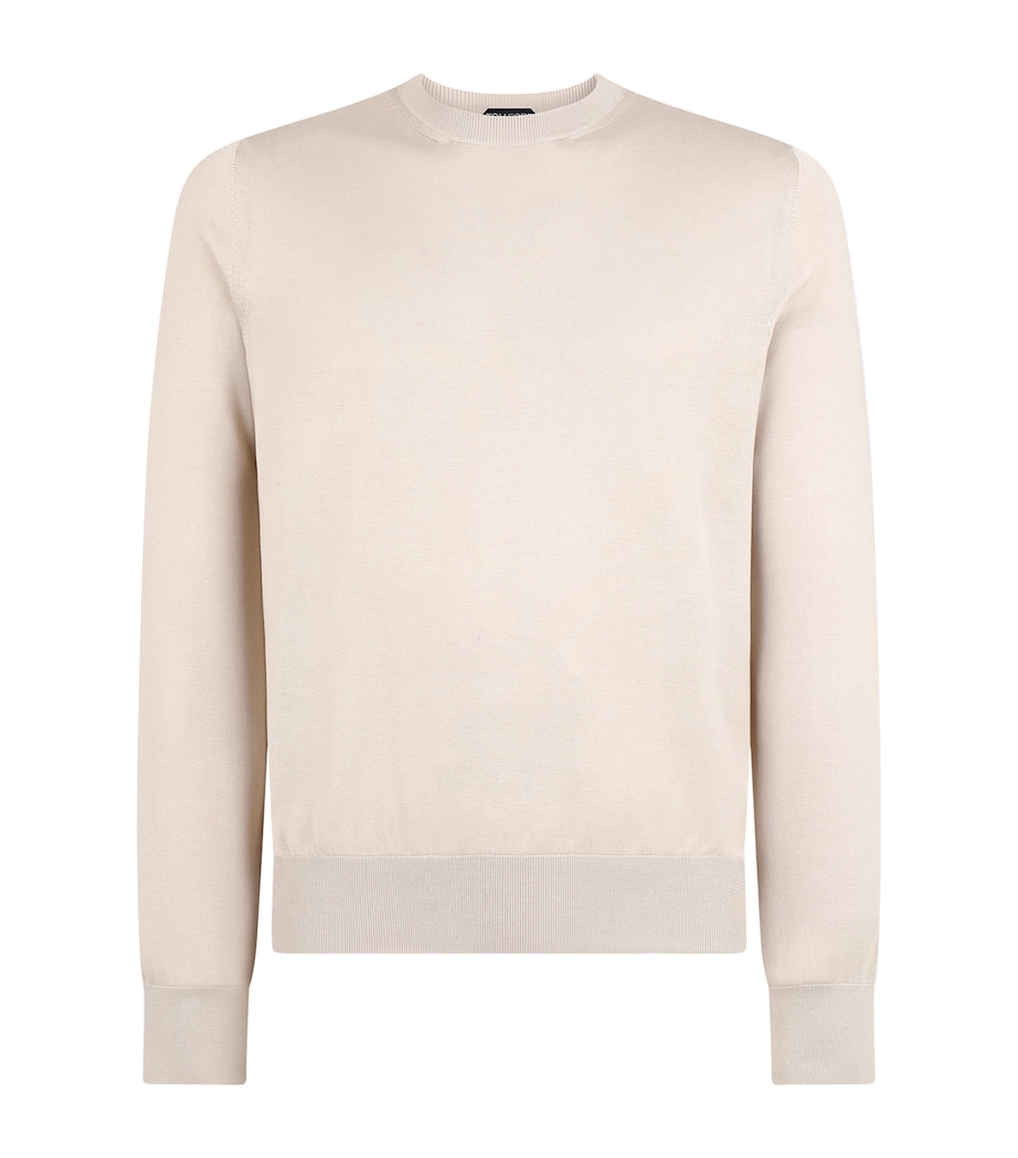 Silk Crew-Neck Sweater AW015 Image 1