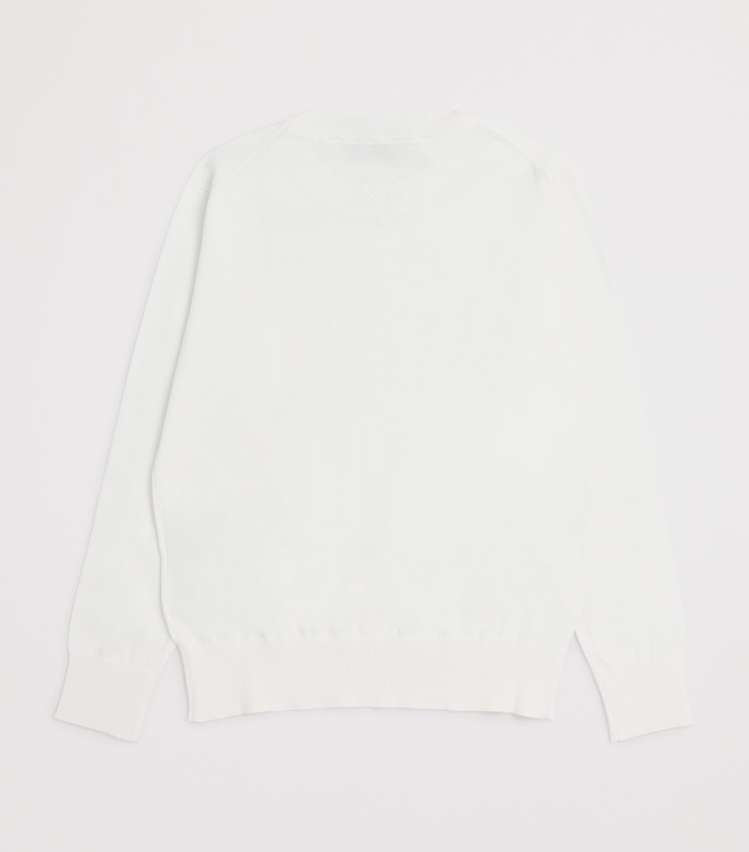 Stefano Ricci Kids Cotton Long-Sleeve T-Shirt (4-16 Years) C. White Image 2