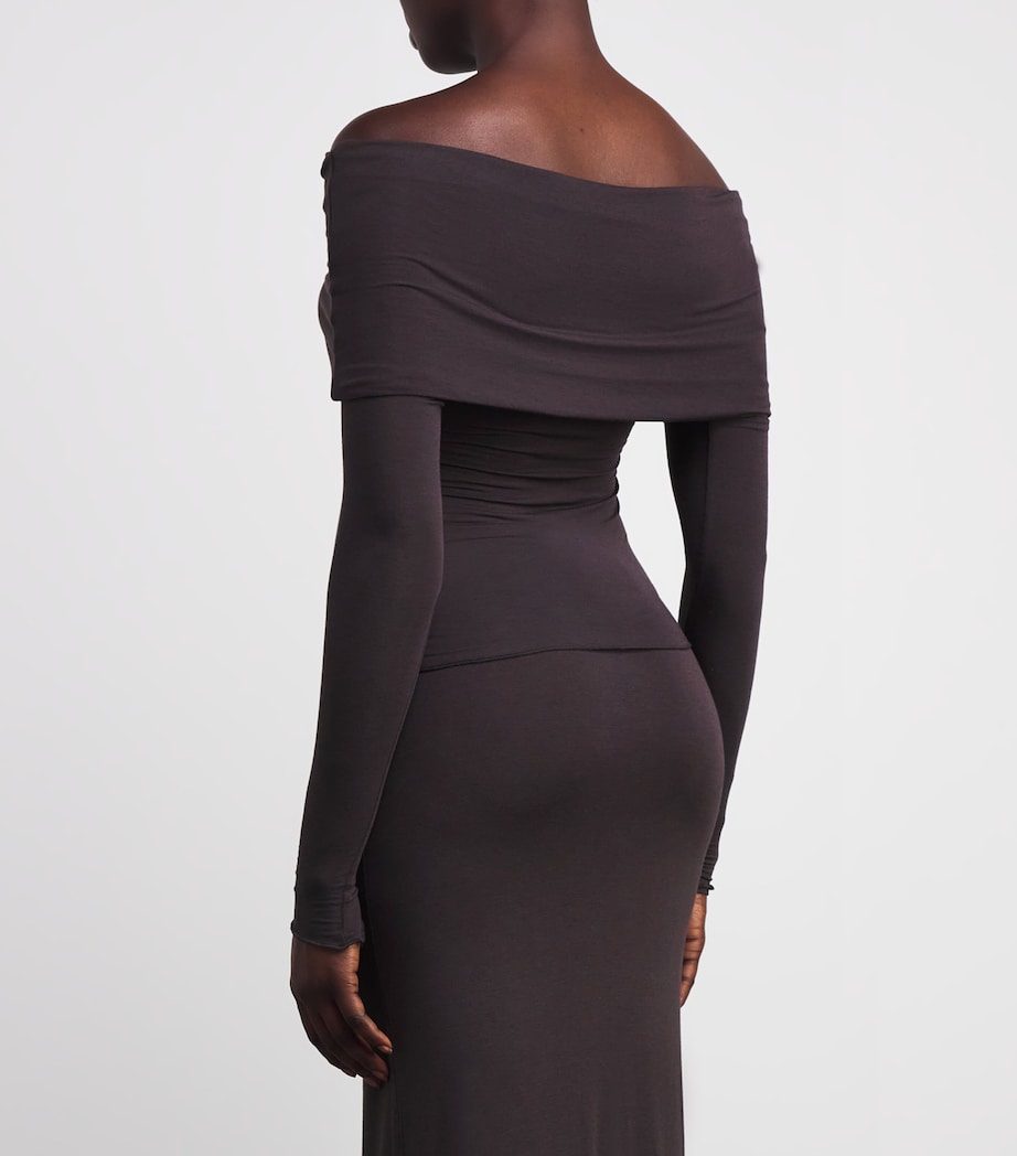 Sheer Modal Off-The-Shoulder Top PHOENIX Image 4