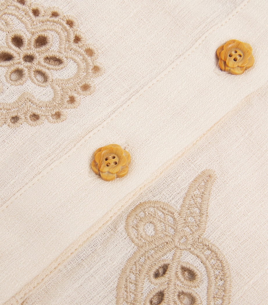 Cotton Embroidered Rhiannon Shirt (2-12 Years) TEA Image 3