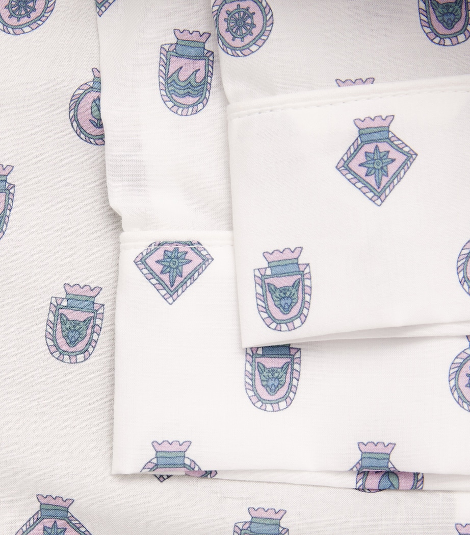 Cotton Printed Ledbury Pyjama Set 83 WHITE Image 5