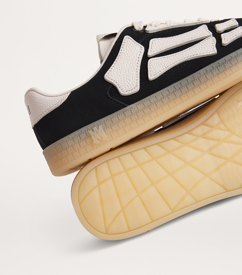AMIRI Suede Pacific Bones Sneakers Black Image 7