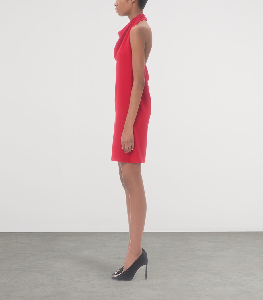 Valentino Womens Silk Halterneck Mini Dress Image 3