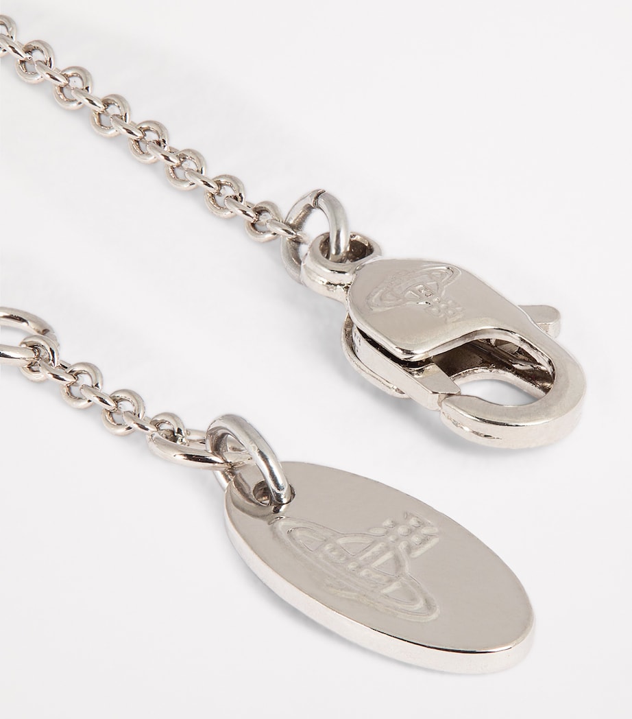 Diamante Heart Bracelet P383 PLATINUM BLACK Image 4