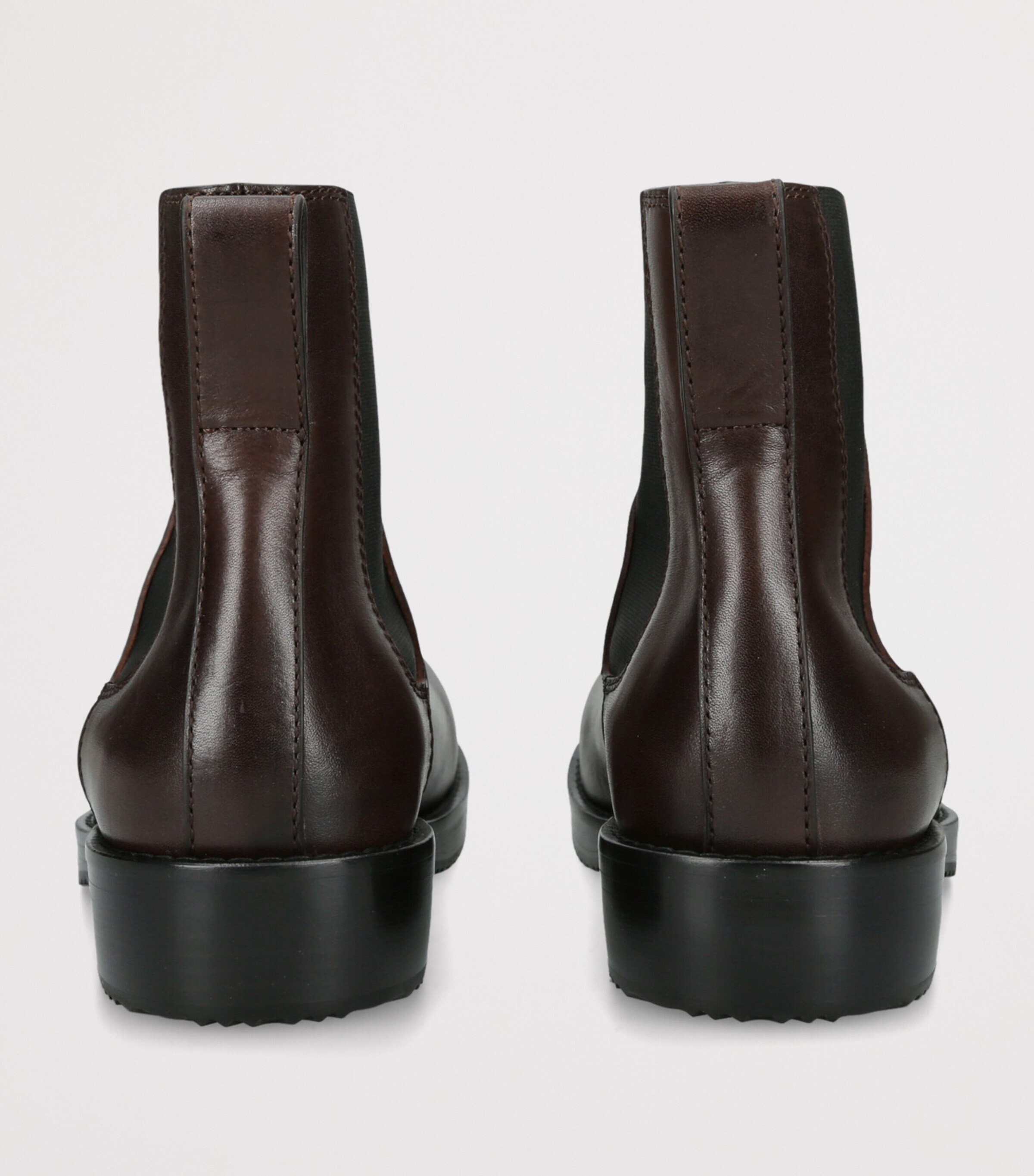 Leather Chelsea Boots DARK BROWN Image 2
