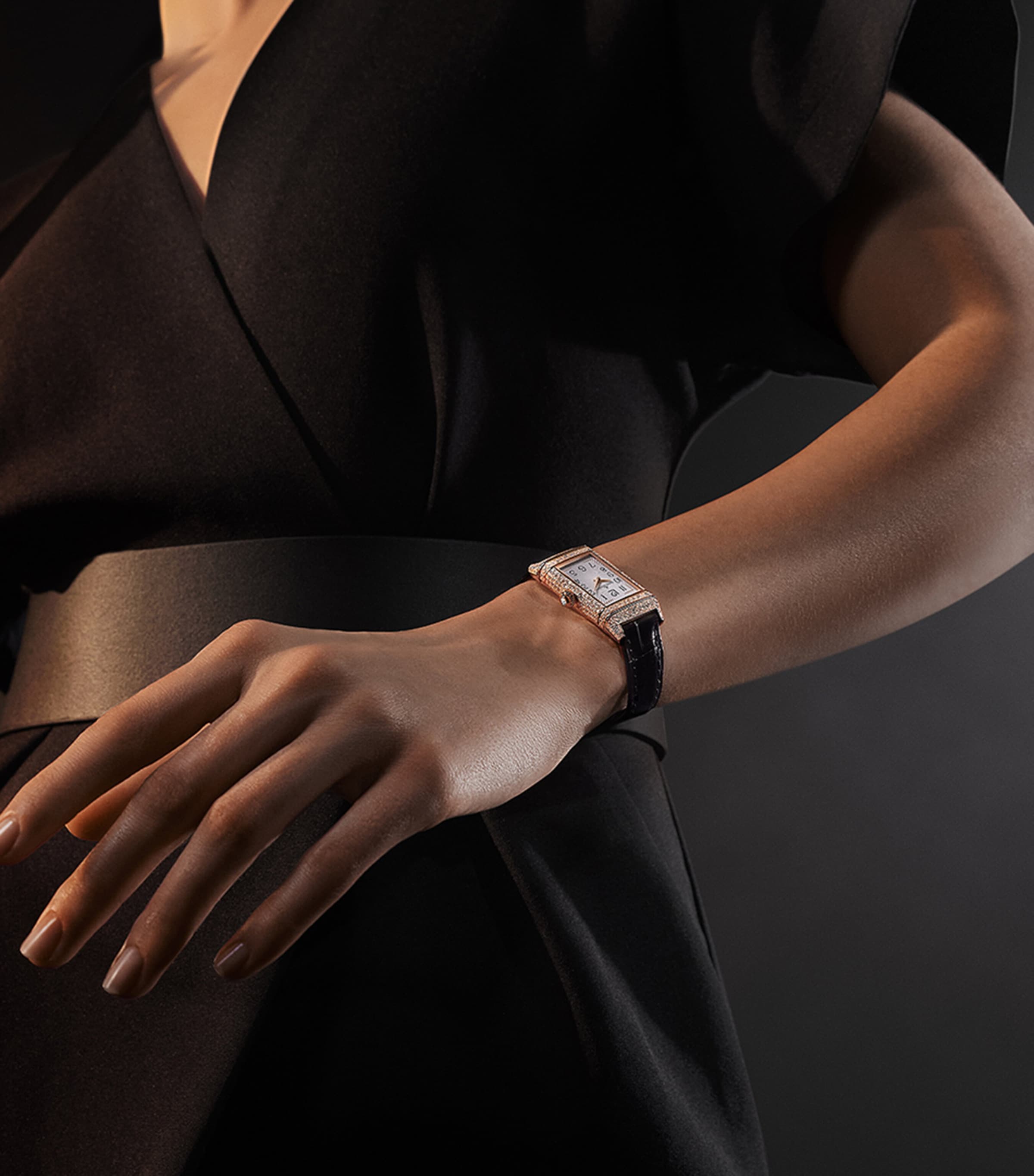 Pink Gold Reverso One Jewellery Watch 20mm PINK GOLD Image 8