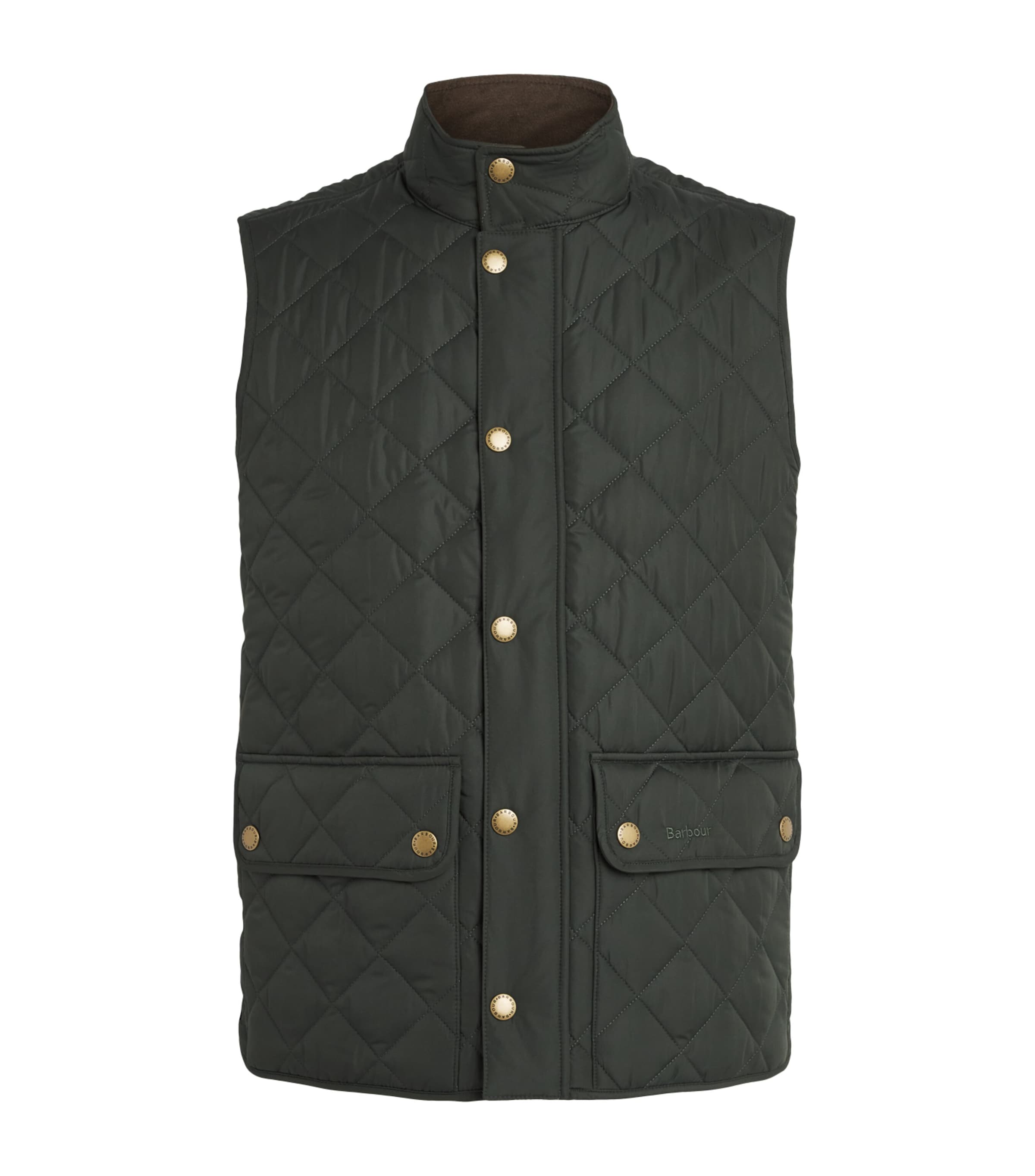 Barbour Mens Lowerdale Quilted Gilet Sage Image 1