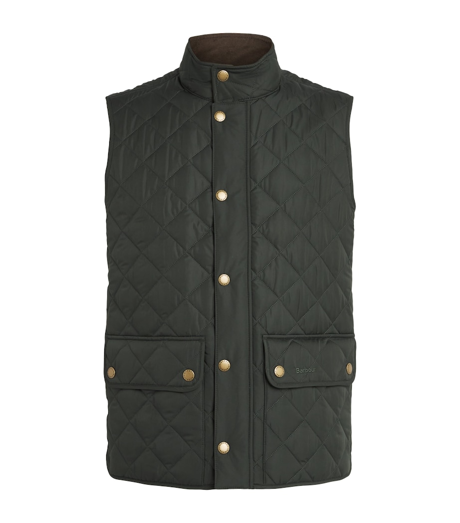 Barbour Mens Lowerdale Quilted Gilet Sage Image 1