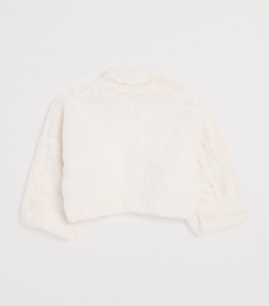 Faux Fur Promenade Jacket (2-11 Years) MILK Image 2