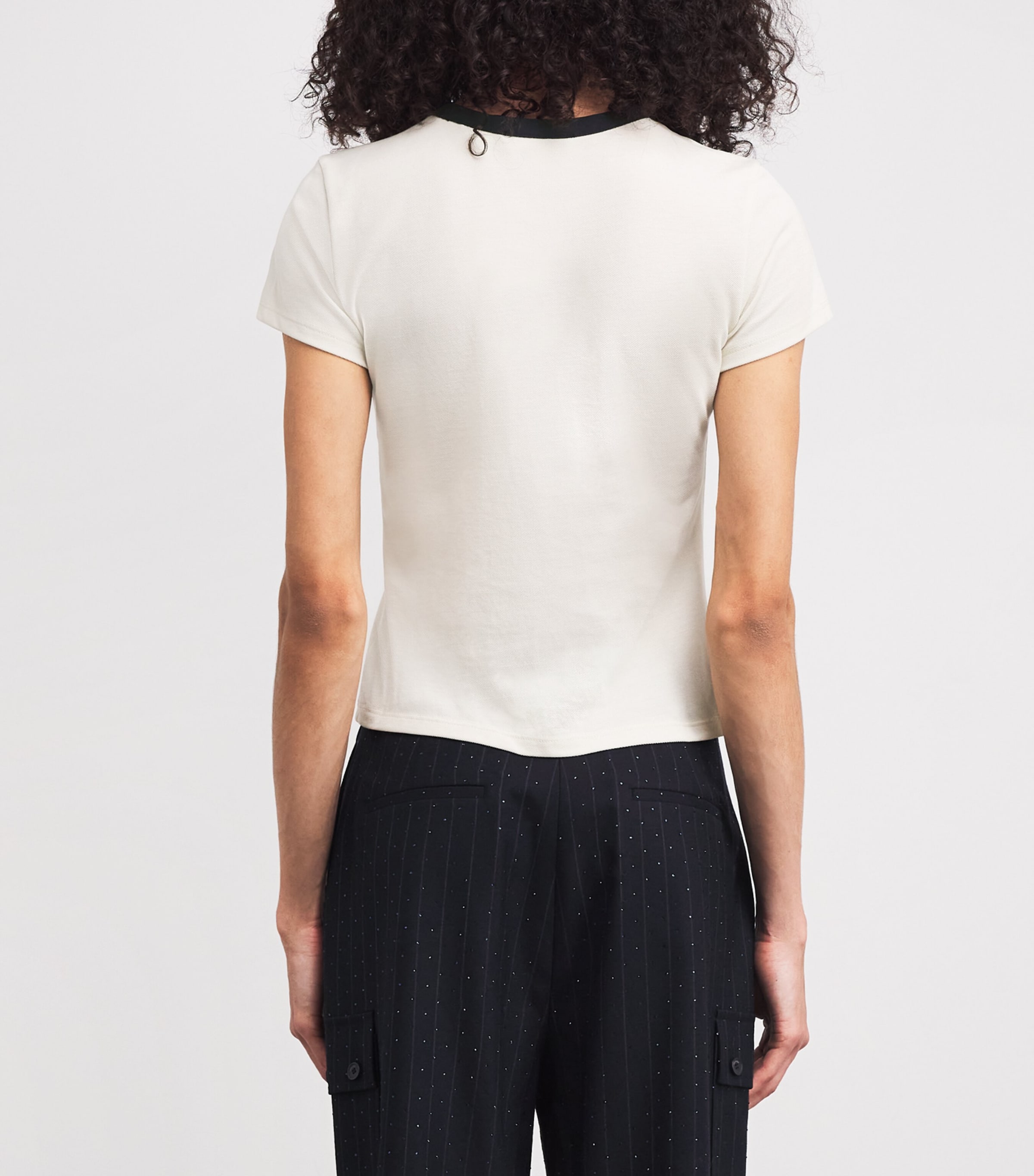 Pique Baby T-Shirt CREAM MULTI Image 4