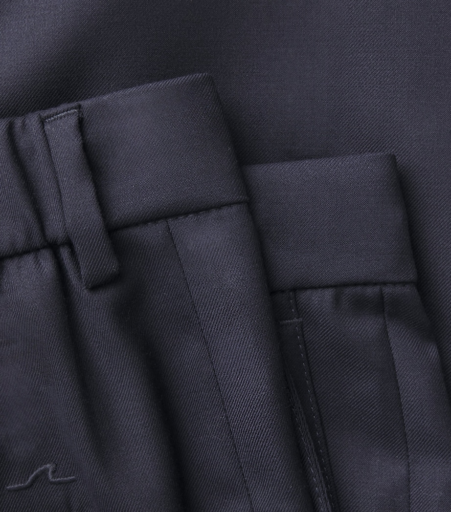 Paul & Shark Mens Virgin Wool Cargo Trousers Blue Image 6