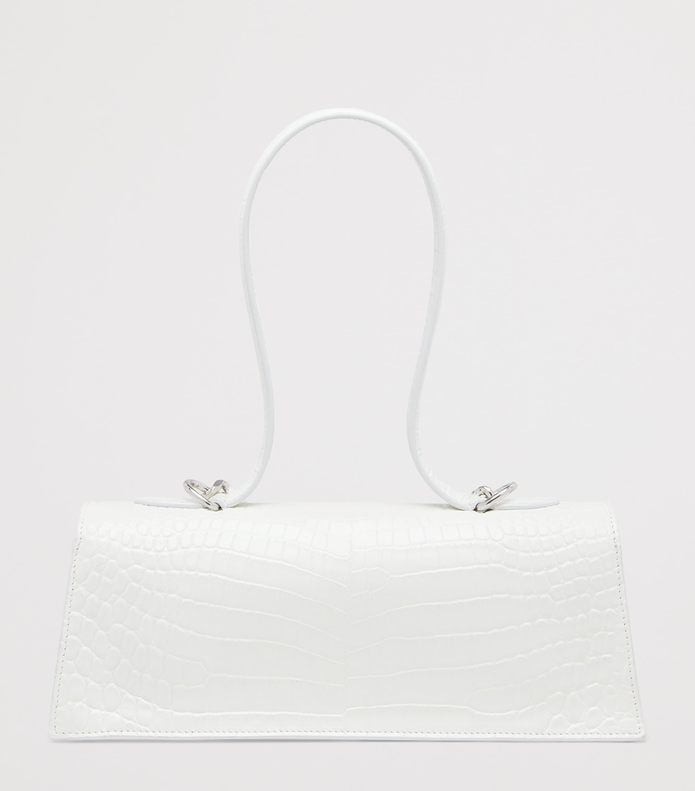 McQueen Croc-Effect Jewelled Top-Handle Bag Image 2