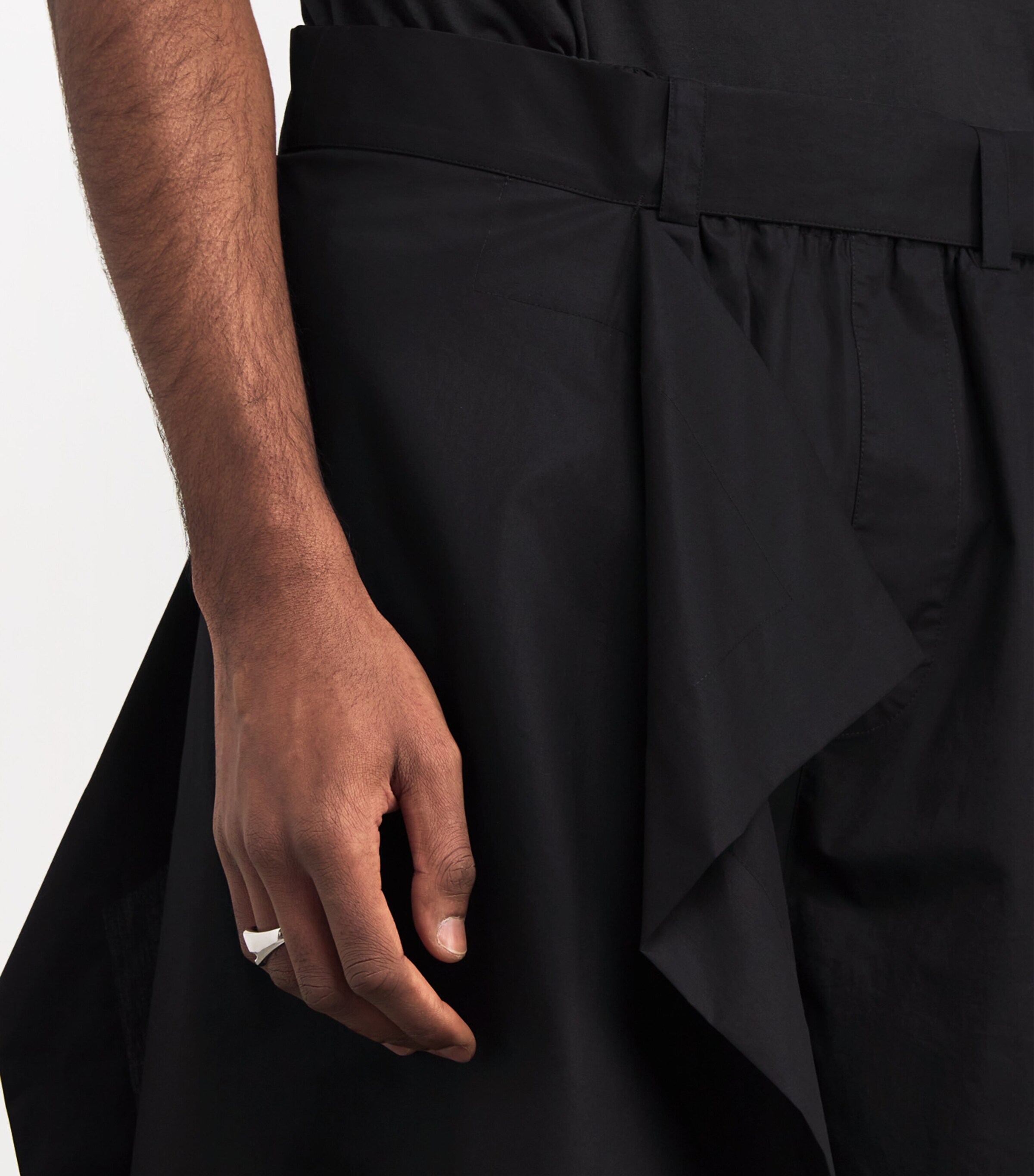 Craig Green Black Panelled Wide-Leg Shorts | Harrods UK
