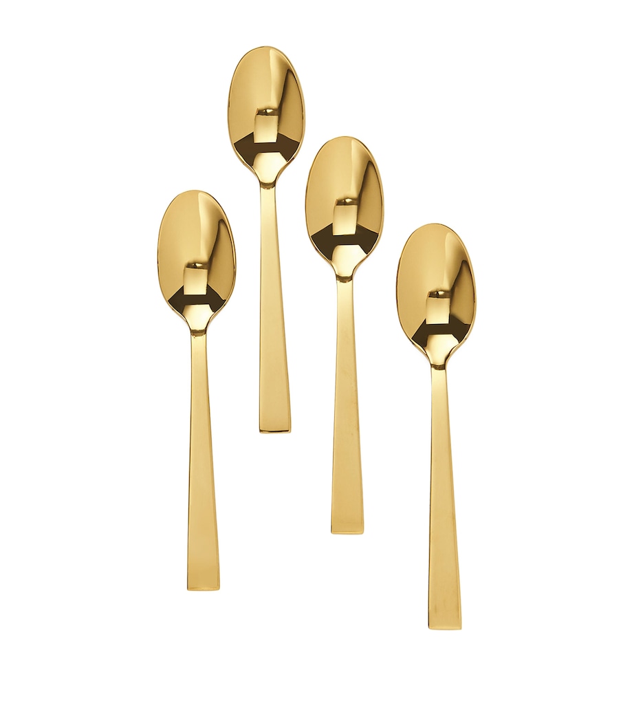 Titanium Academy Demitasse Spoons (Set of 4) GOLD Image 1