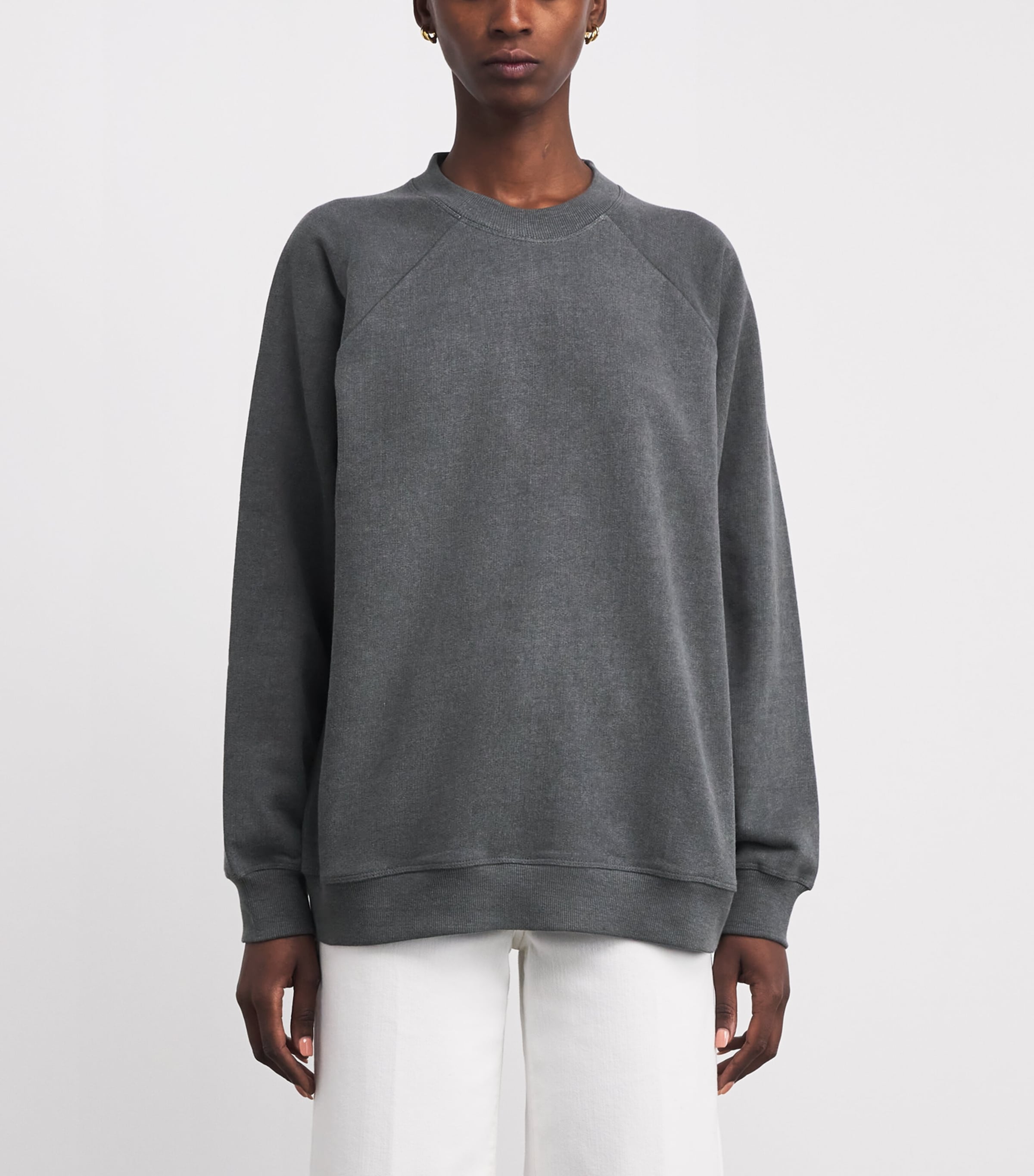 Cotton Scholar Sweatshirt WBLK WASHED BLA Image 3