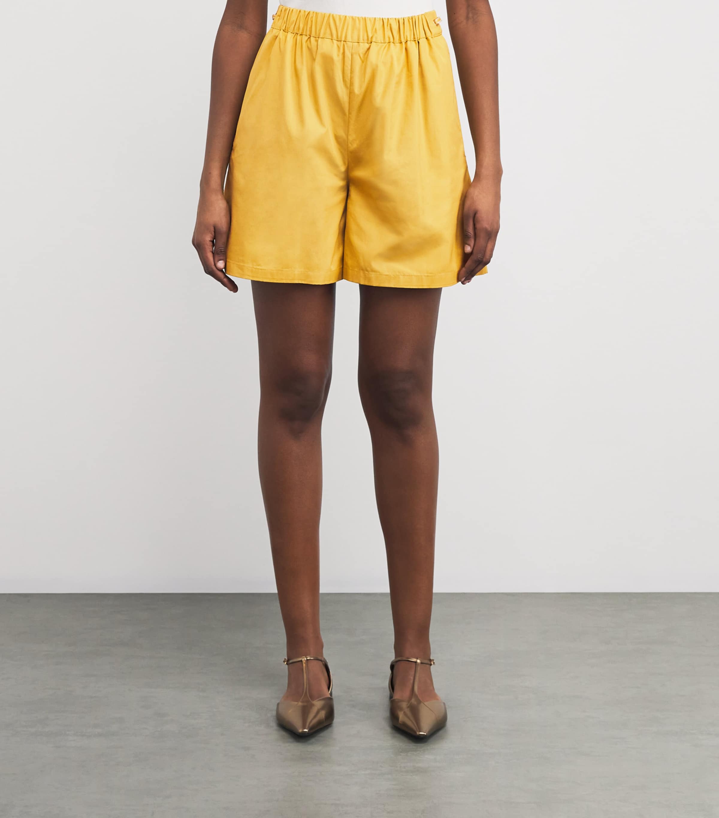 ショーツ MAX MARA COTTON SHORTS Max Mara Cotton Poplin Shorts | Harrods US