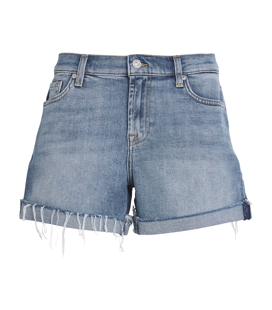 Mid Roll Denim Shorts SHORE Image 1