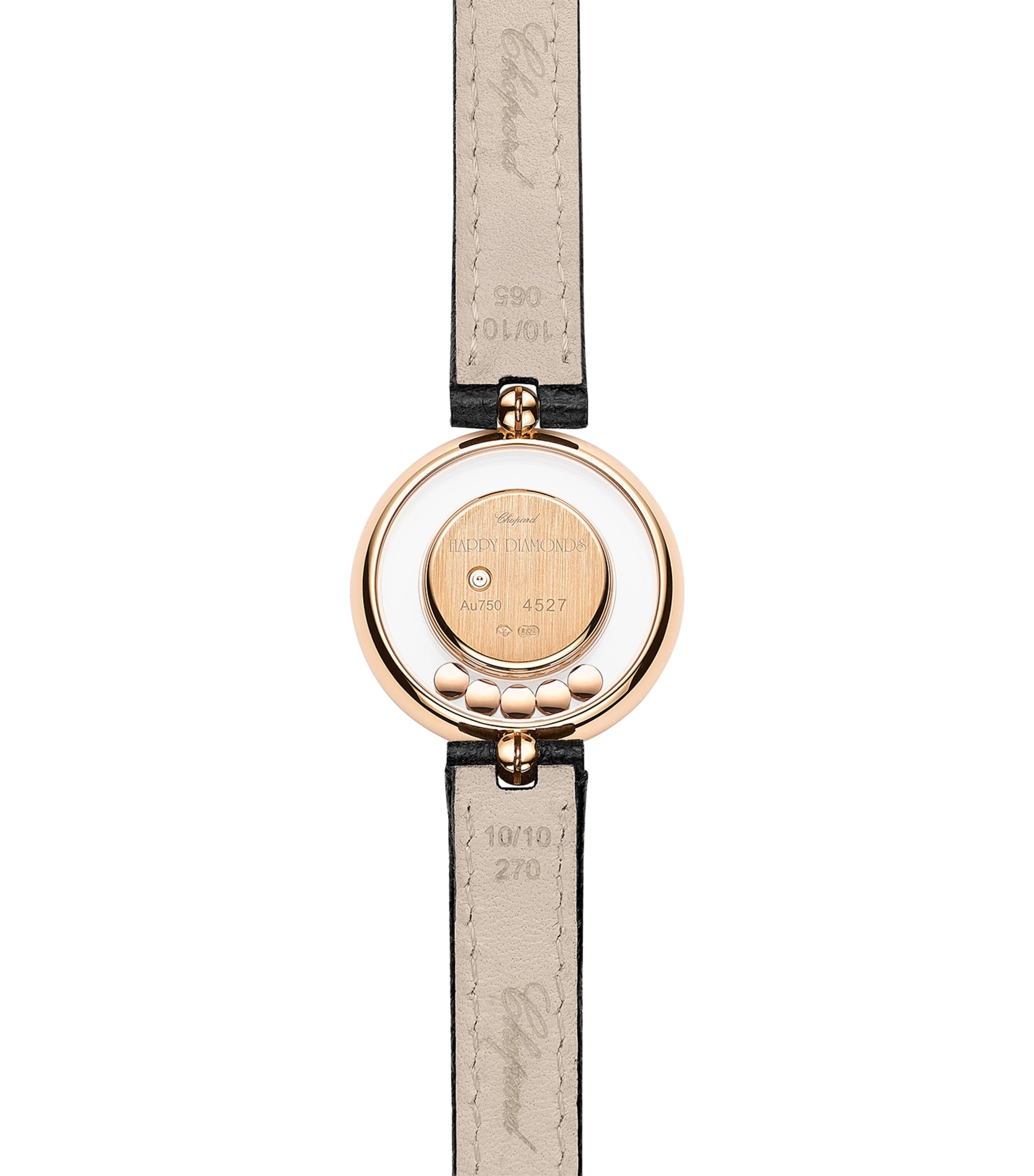 Rose Gold and Diamond Happy Diamonds Watch 26mm 18K ROSE GOLD Image 3