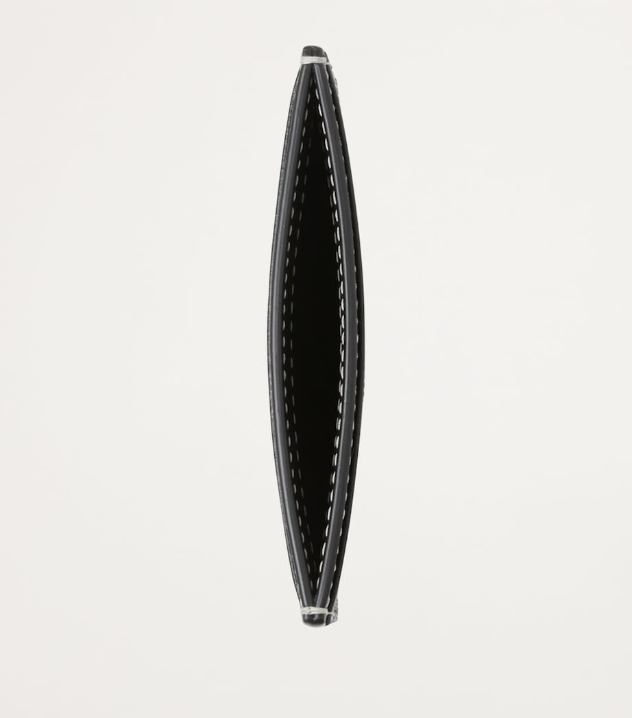 Check Logo Card Holder DARK BIRCH BROWN Image 3