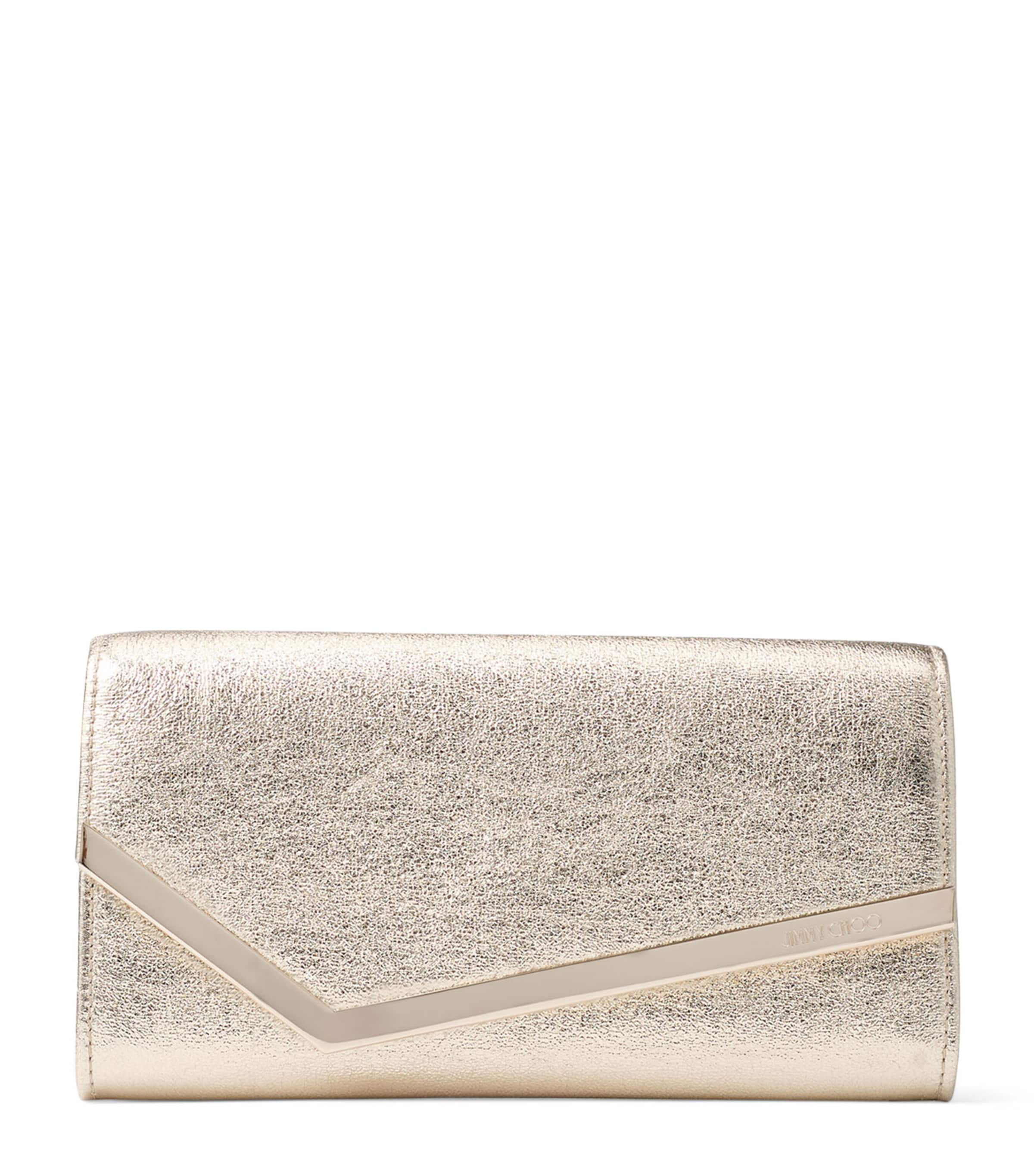 Jimmy Choo Emmie Clutch Bag Platinum Ice/light G Image 1