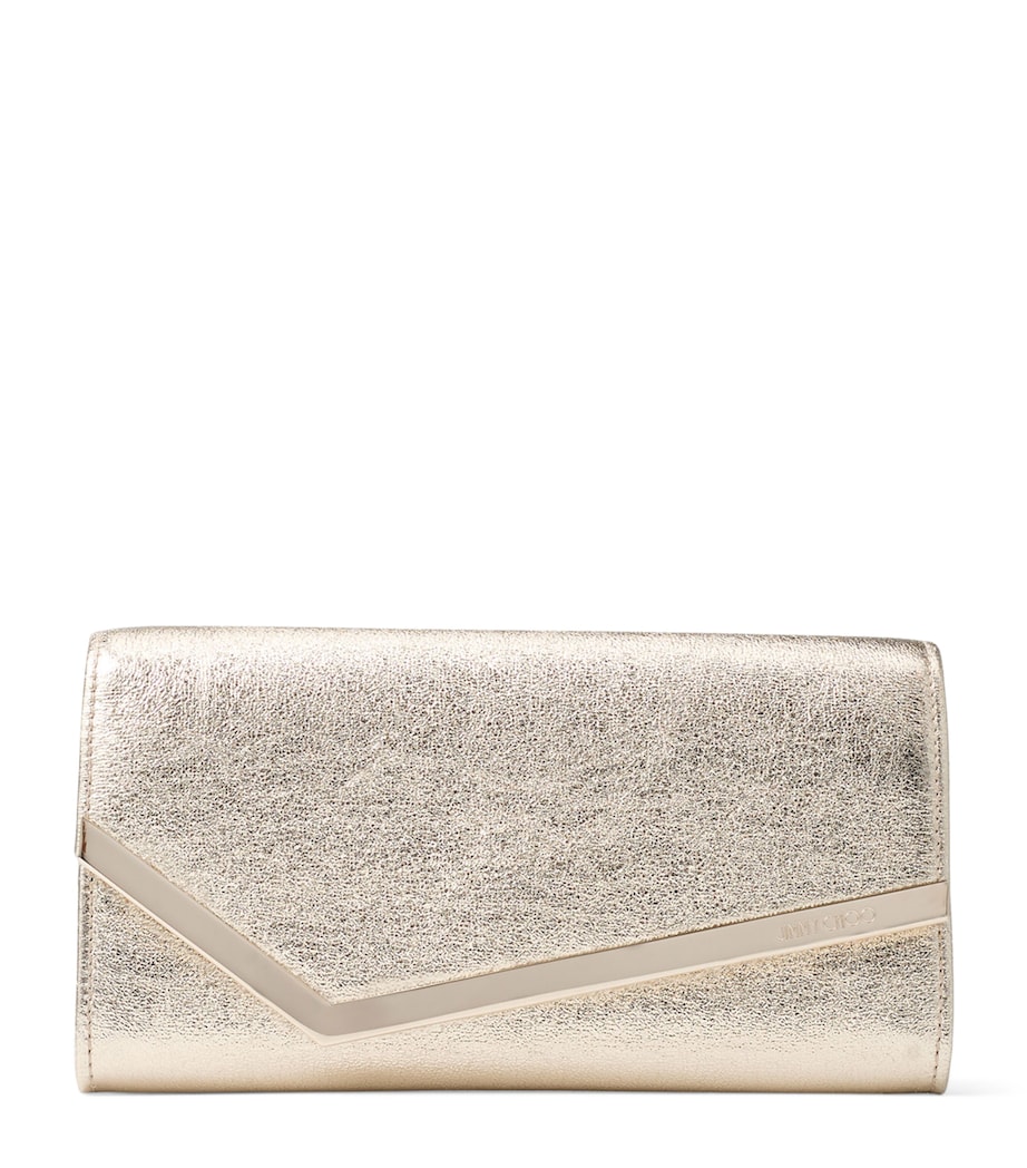 Jimmy Choo Emmie Clutch Bag Platinum Ice/light G Image 1