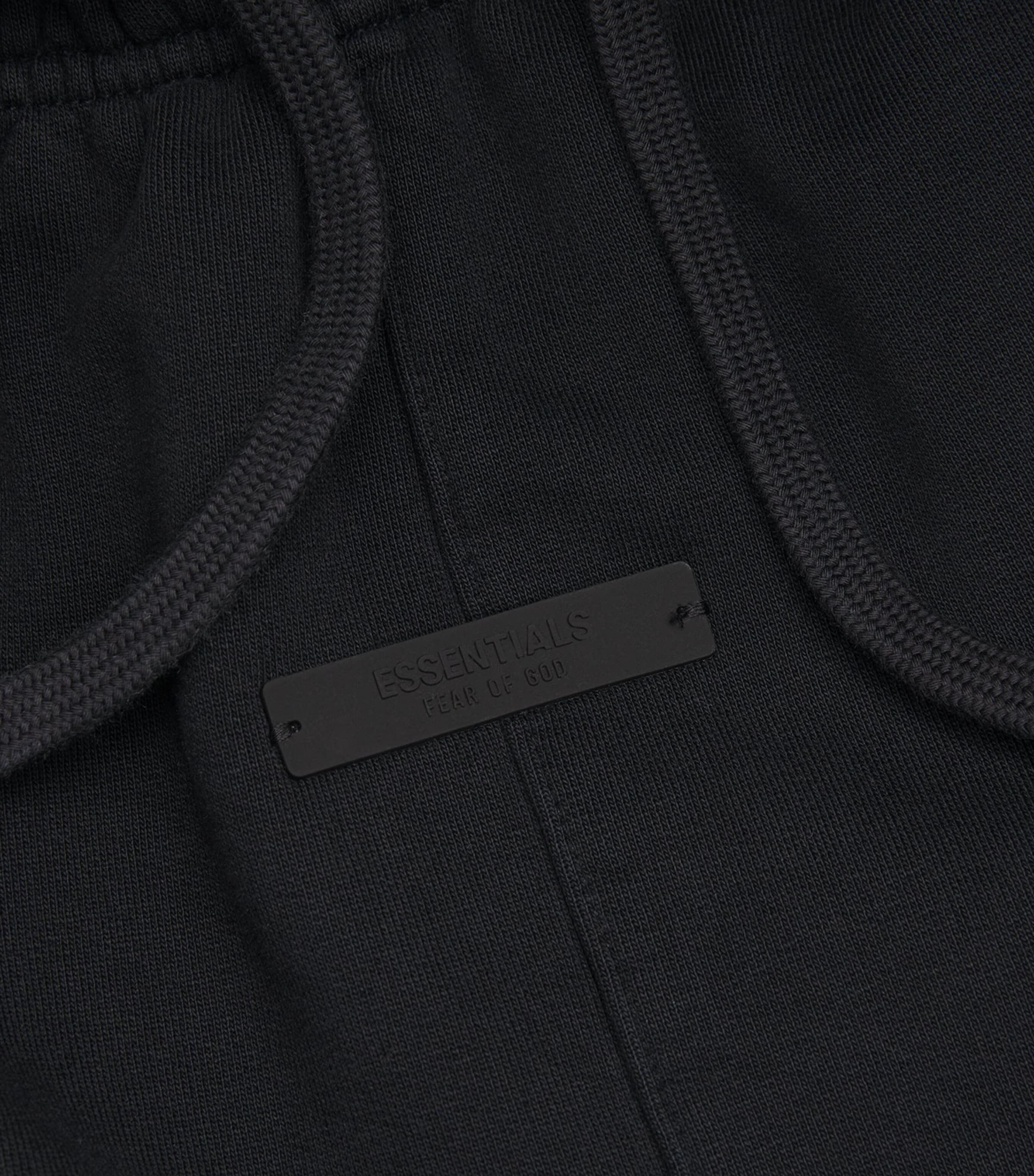 FEAR OF GOD ESSENTIALS Mens Cotton-Blend Logo Sweatpants Black Image 5