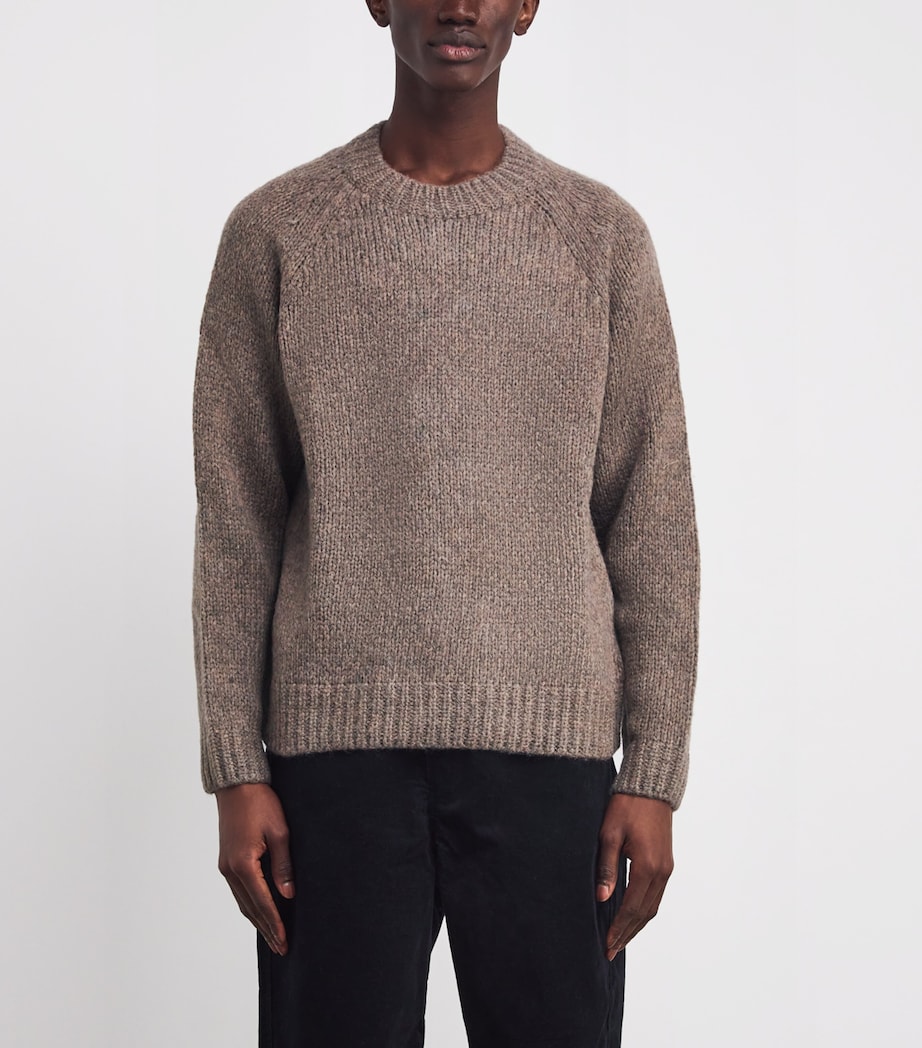 Wool-Blend Birger Sweater WALNUT Image 3