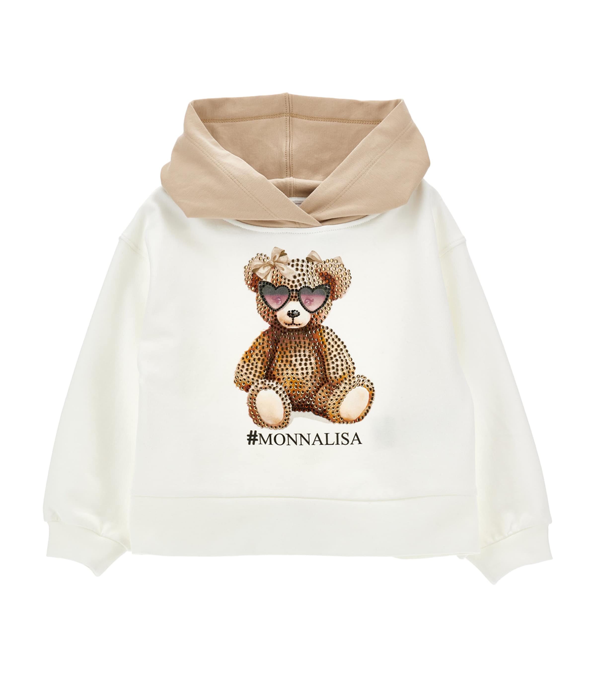 Stretch-Cotton Hoodie and Sweatpants Set (2-12 Years) PANNA/ECRU Image 4