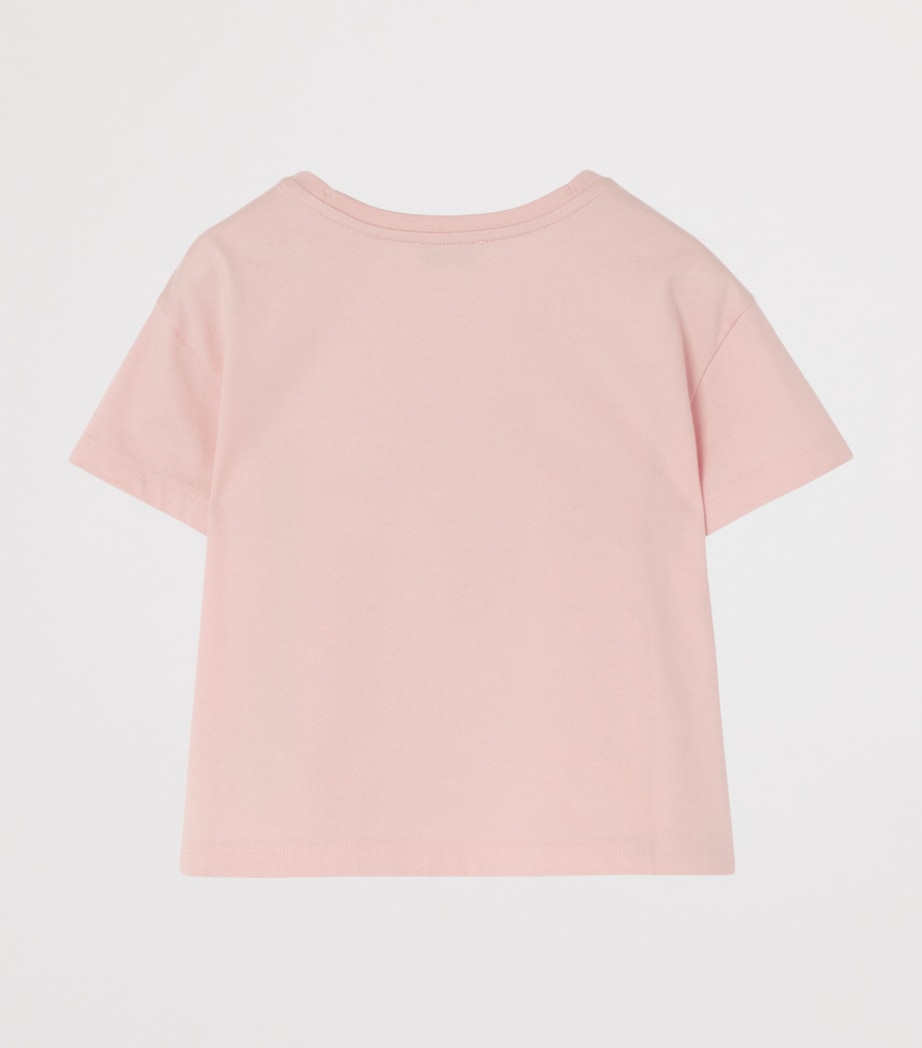 Burberry Kids Cotton EKD Stamp T-Shirt (4-12 Years) Bouquet Image 2