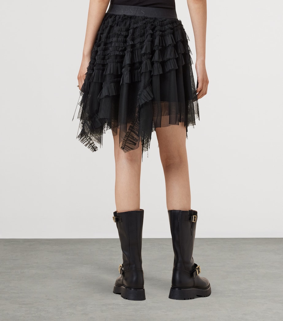 Tulle Jayde Midi Skirt BLACK Image 7