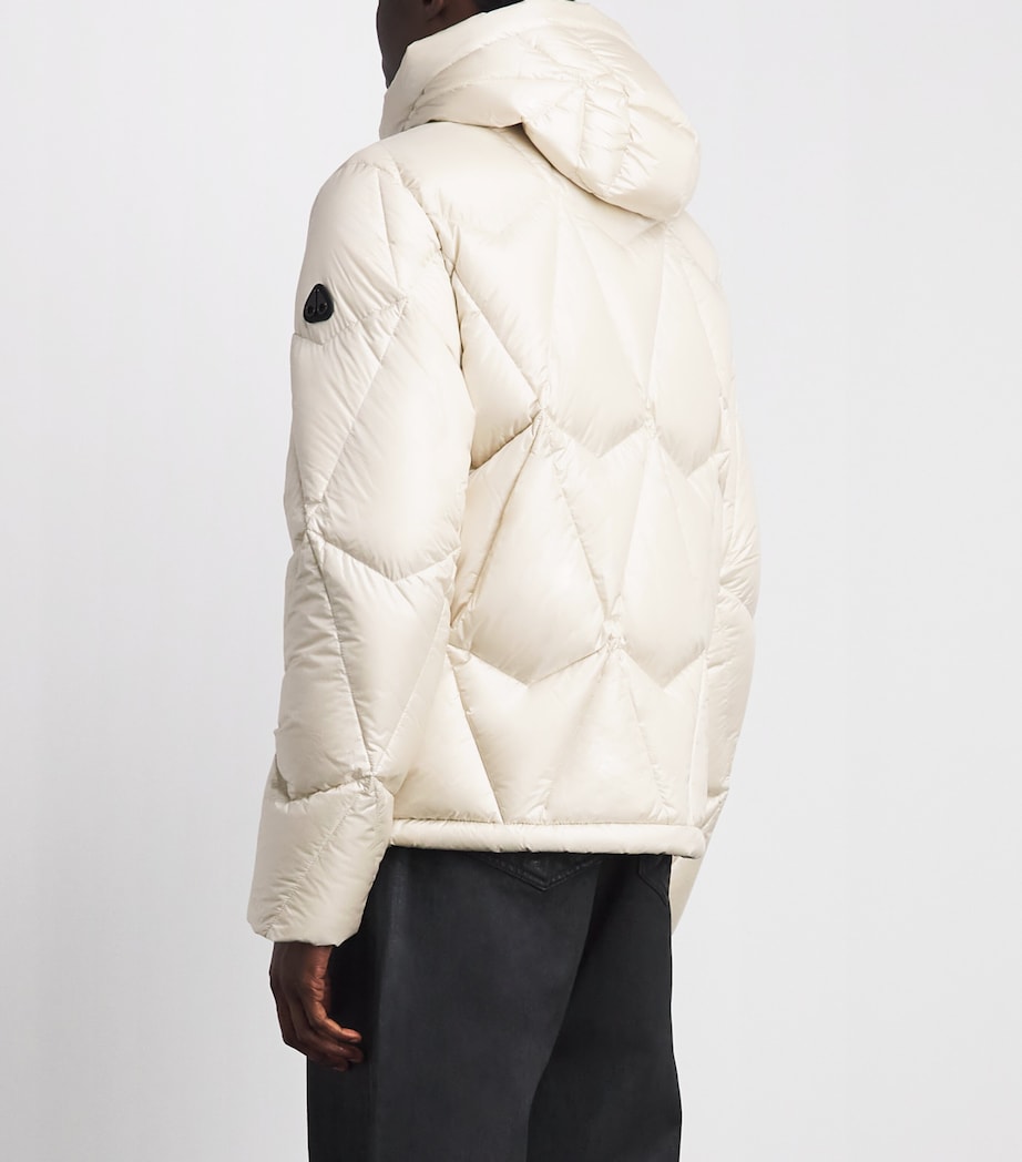 Moose Knuckles Mens Down Iceberg Quilted Jacket Alabaster Image 5