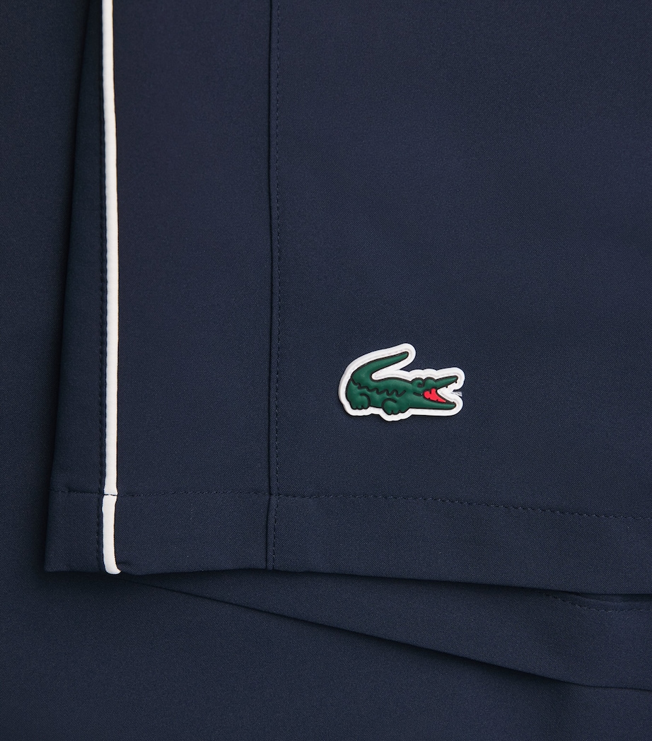 Lacoste Mens Stretch Taffeta Ultra Dry Tennis Shorts Navy Blue Image 6
