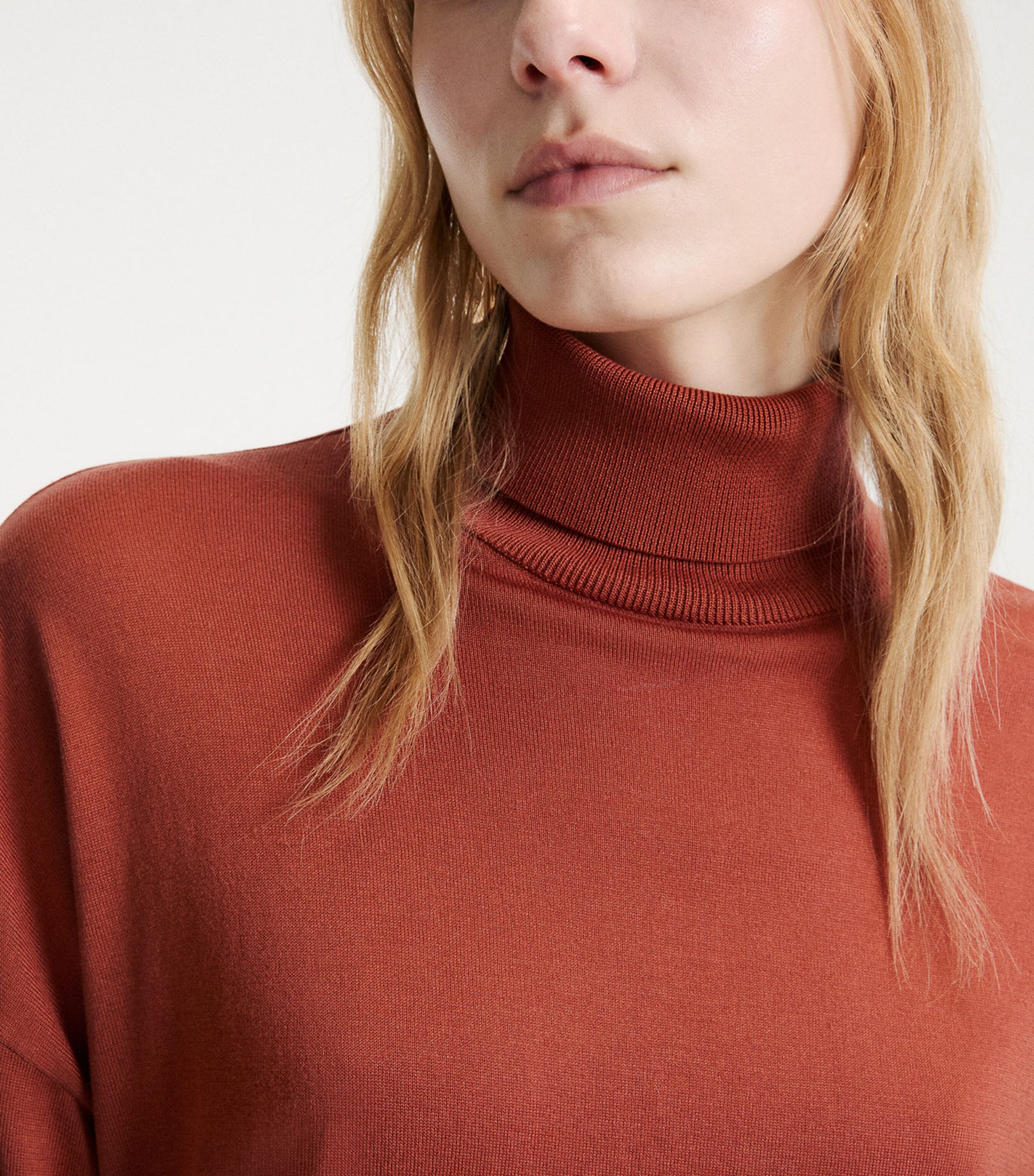 Marella Womens Rollneck Sweater Rust Image 5