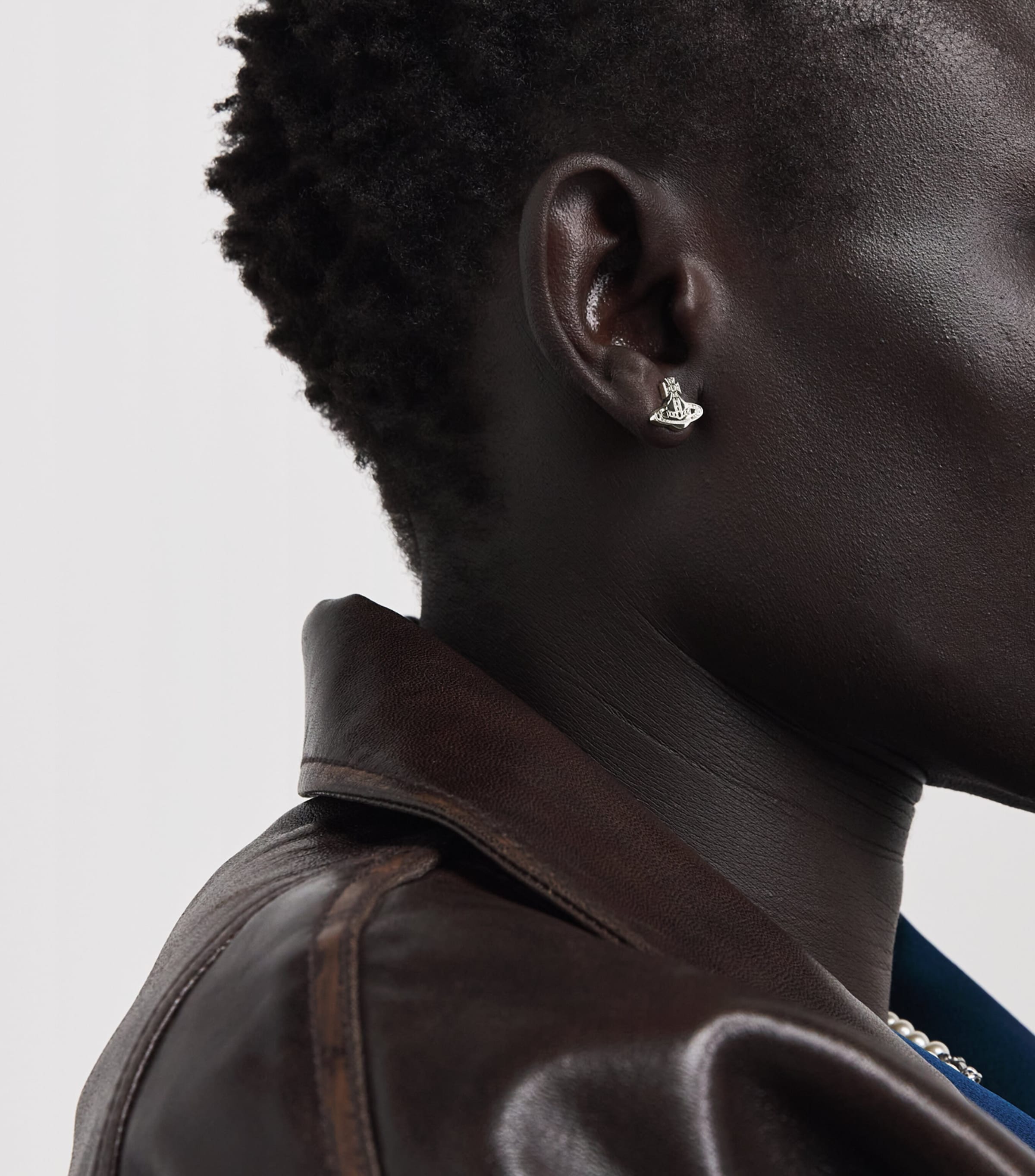 Vivienne Westwood Marinetta Single Earring Platinum Image 2