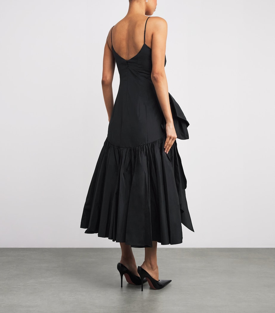 Embellished Ellette Midi Dress BLACK Image 3