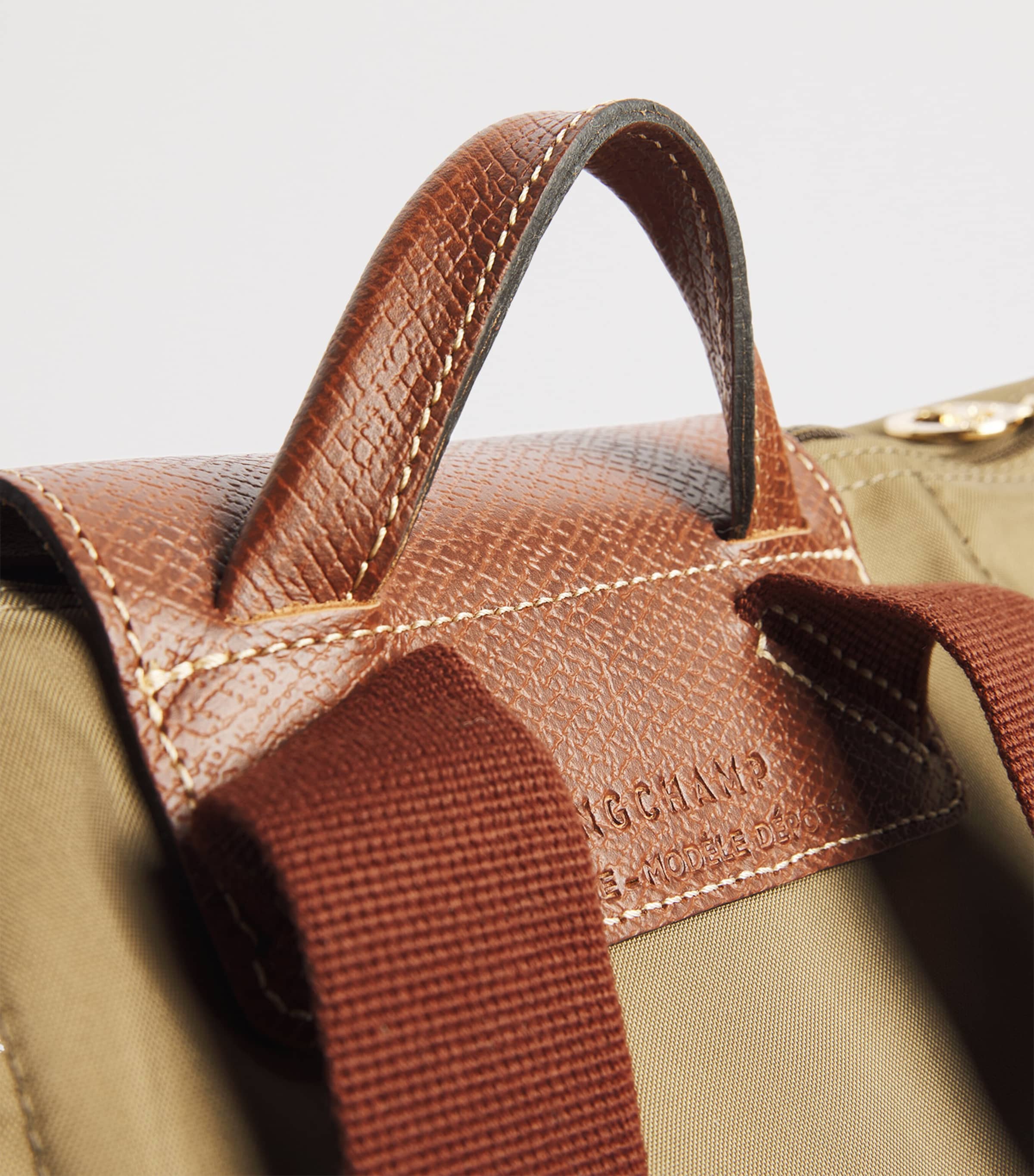 Longchamp Medium Le Pliage Original Backpack Olive Image 6
