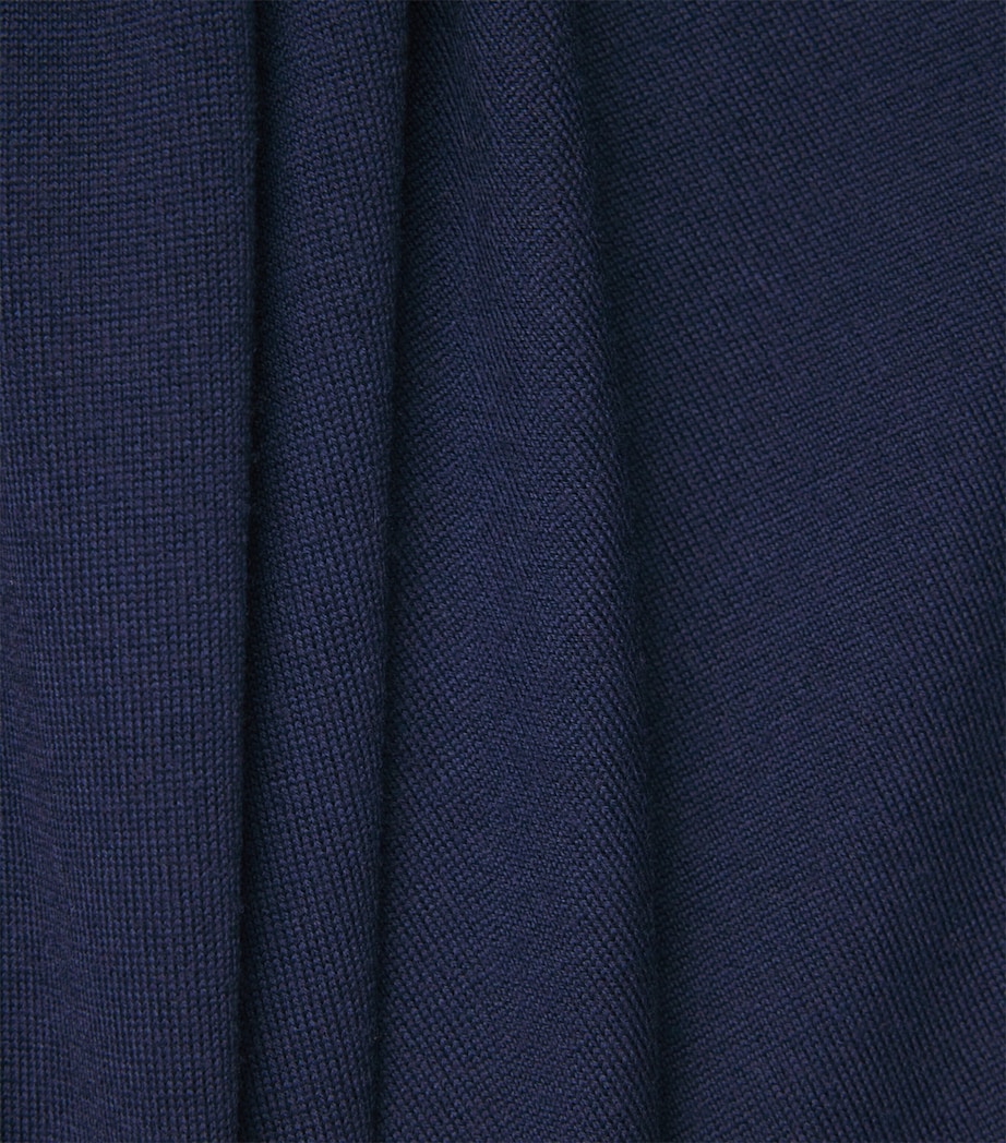 Merino Wool-Blend Sweater 6616 - SPACE BLUE Image 5