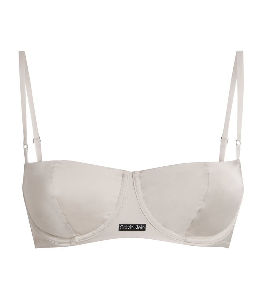 Satin Signature Bra CHALK Image 1