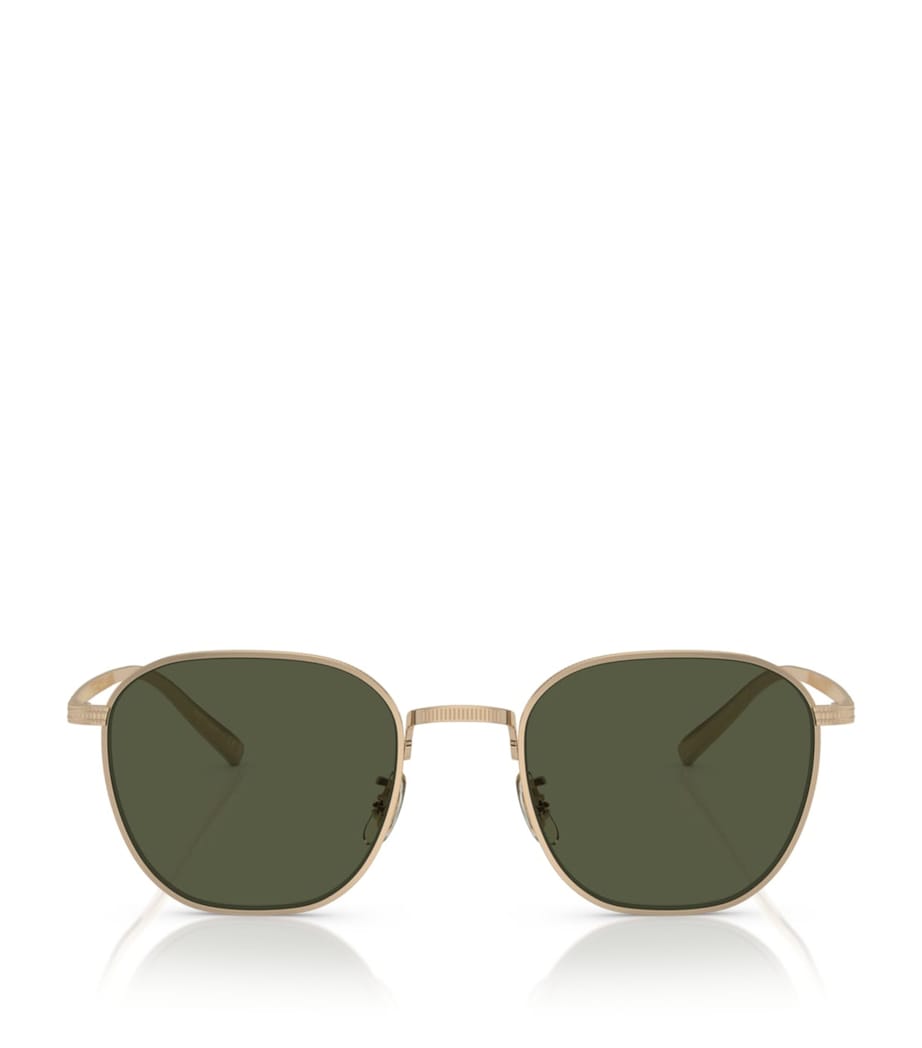 Oliver Peoples Titanium Rynn Square Sunglasses Image 1