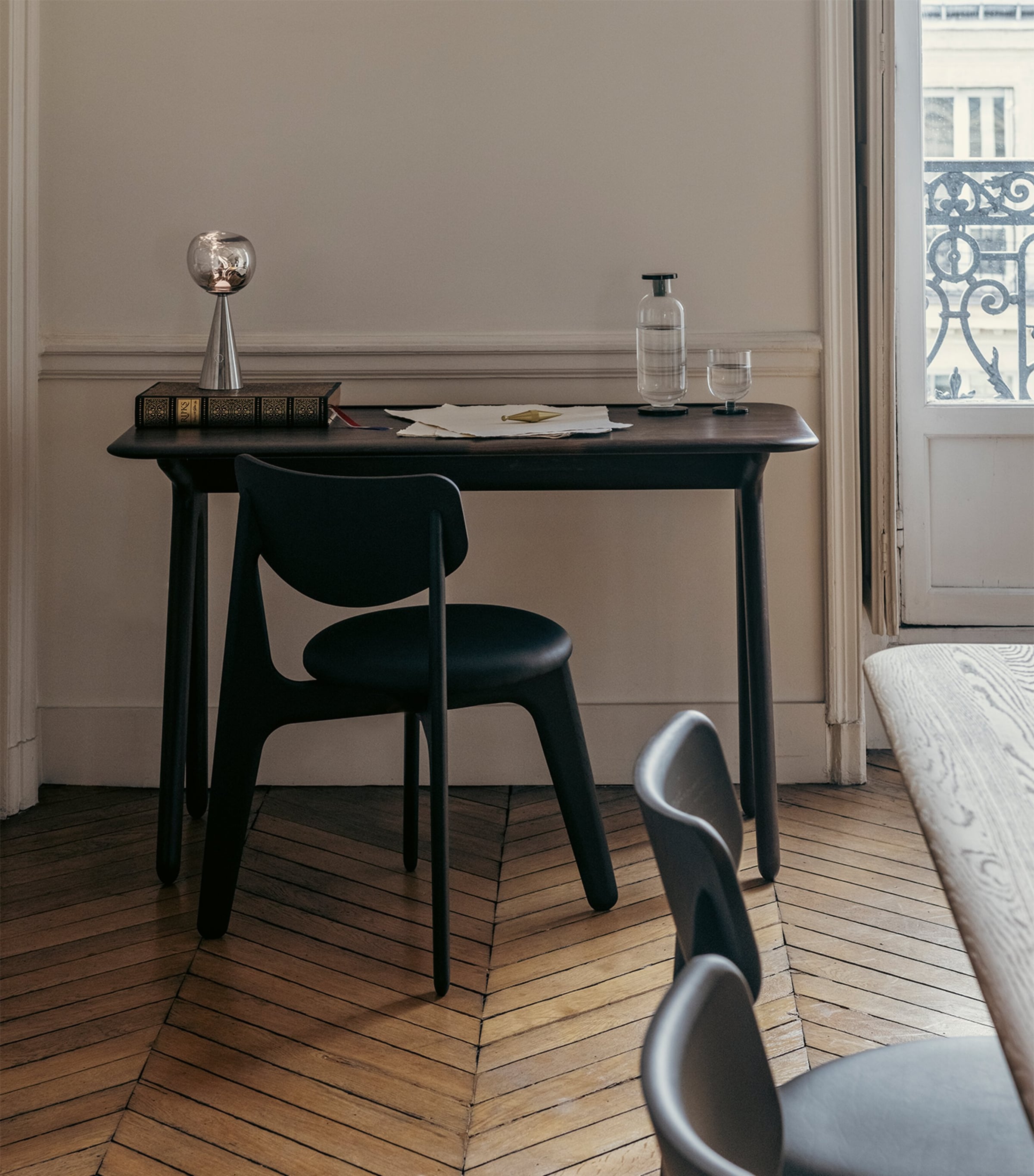 Portable Melt Table Lamp SILVER Image 8