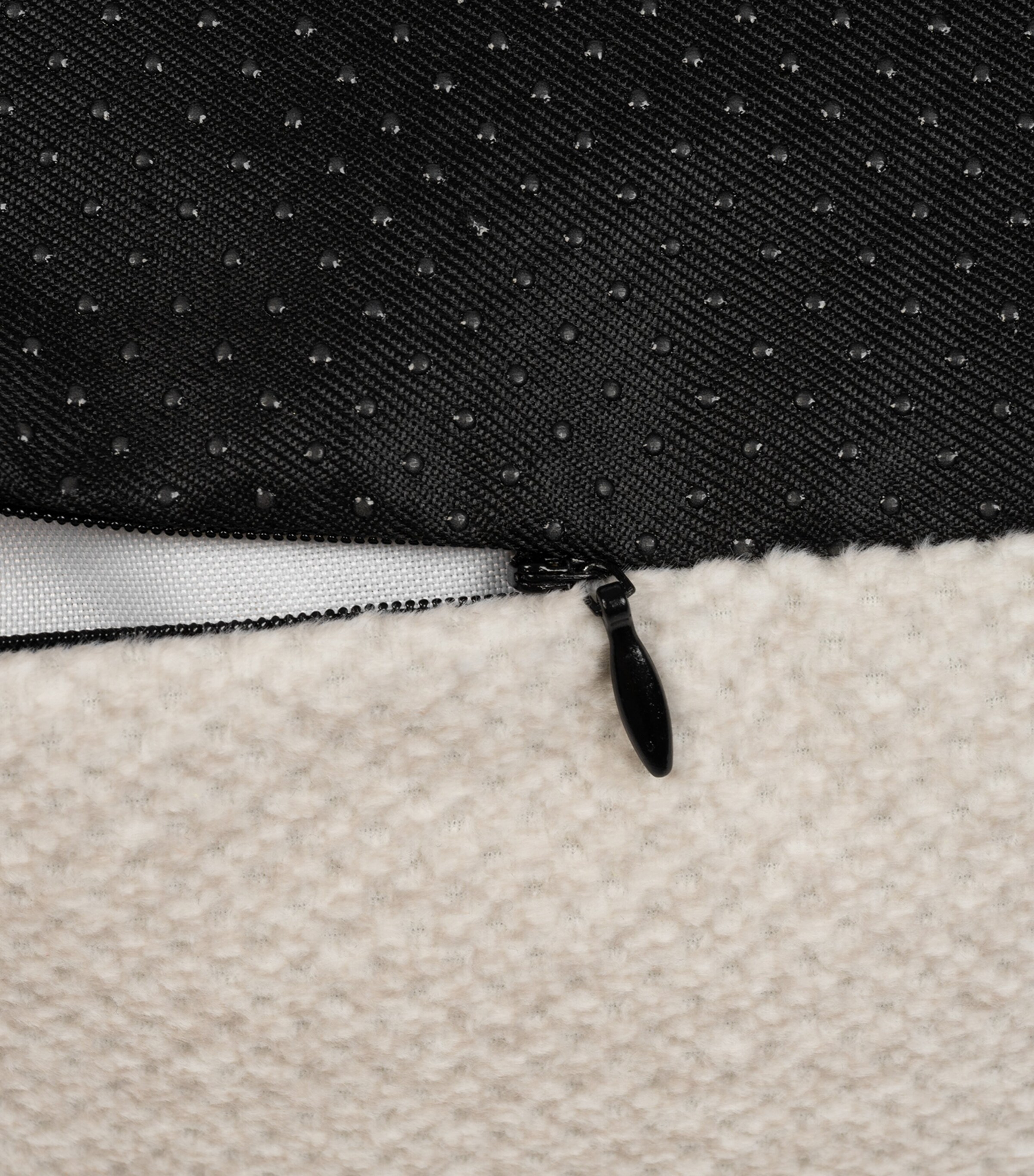 Small Organic Pet Pouf BEIGE Image 3