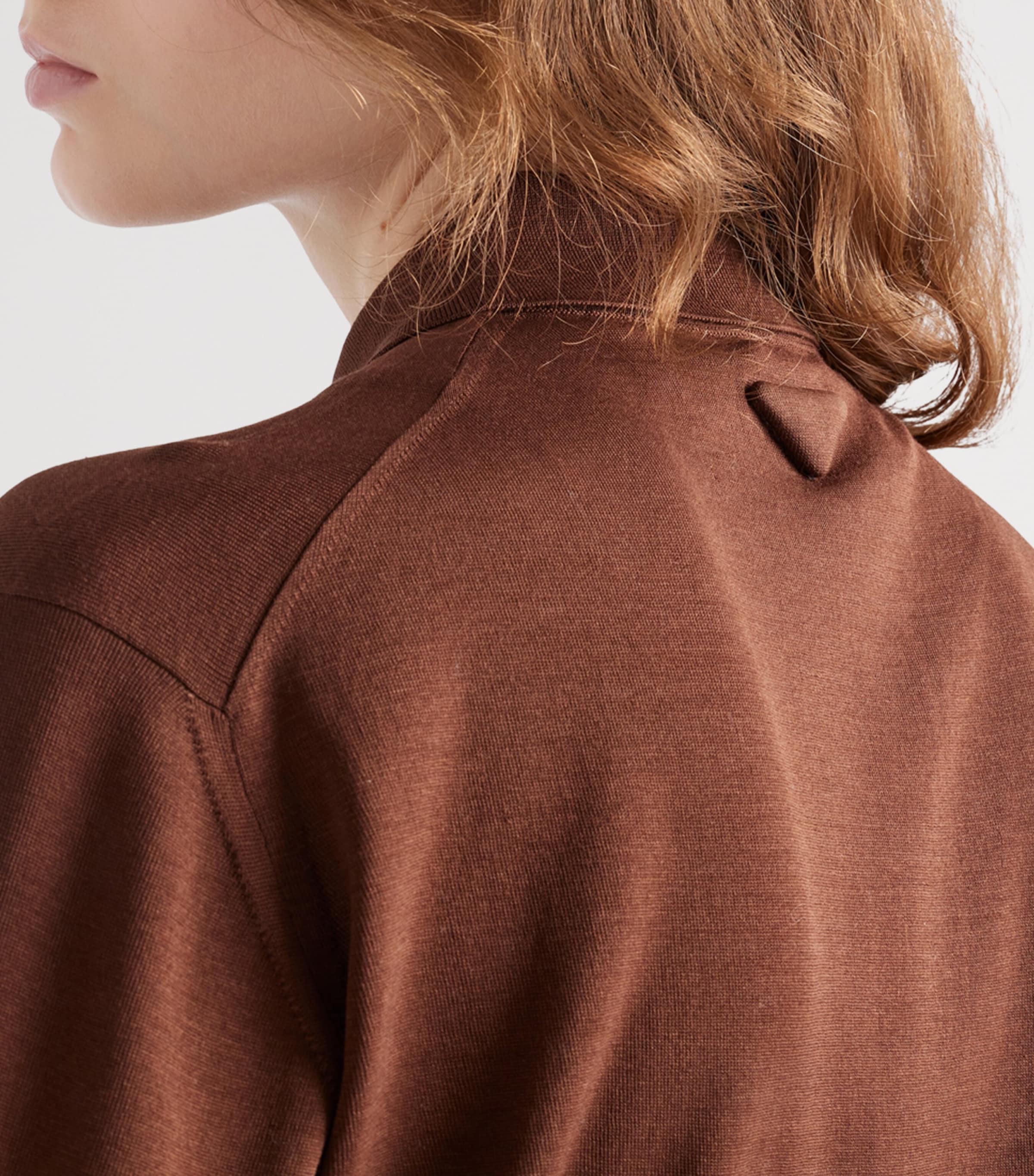 Cotton Polo Sweatshirt F0324 Image 4