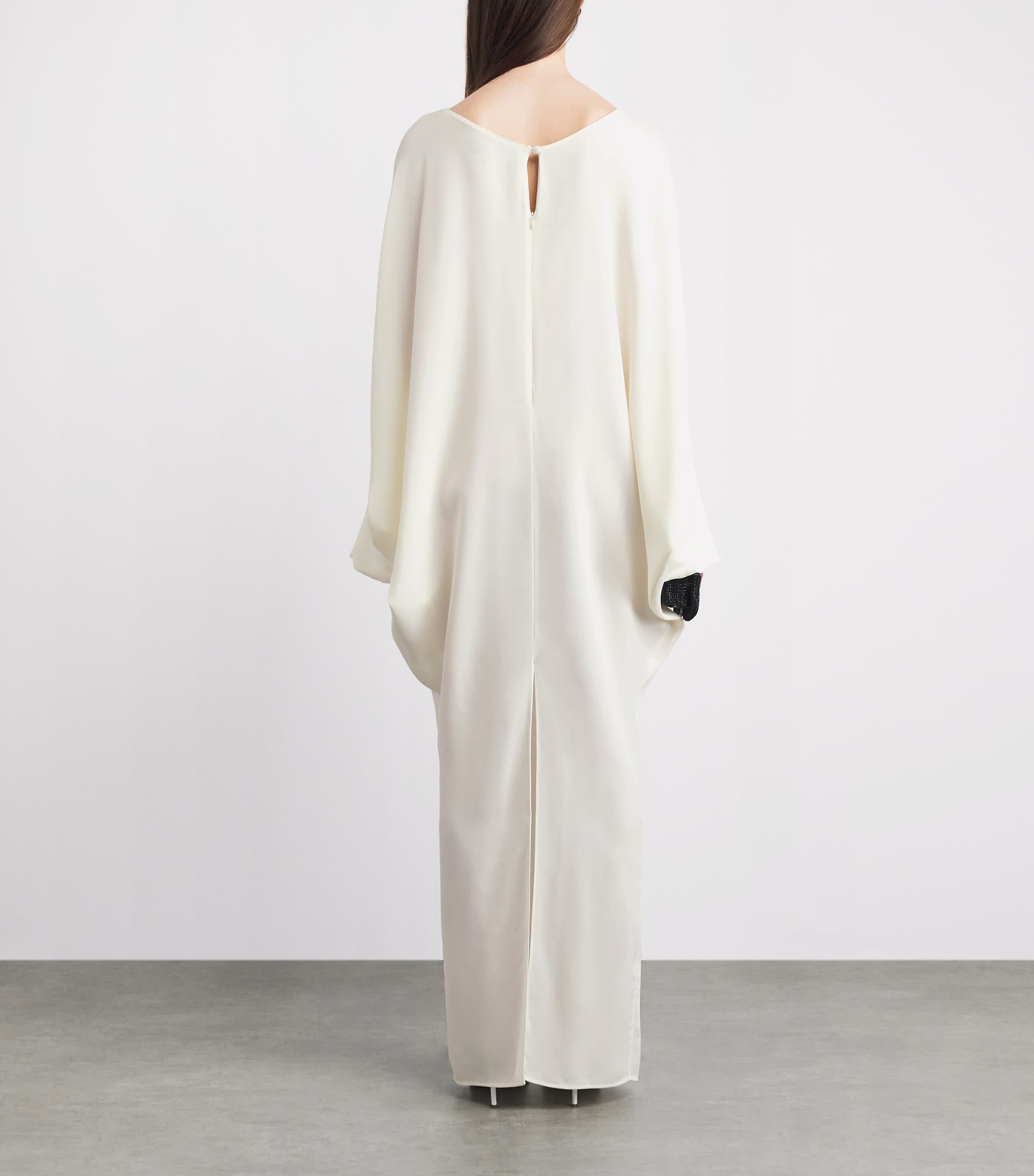 Taller Marmo Womens Truman Kaftan Maxi Dress Latte Image 4