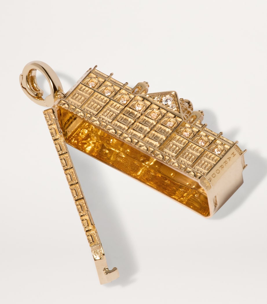 x Harrods Yellow Gold and Diamond My Life in Charms Harrods Building Charm YELLOW GOLD Image 2