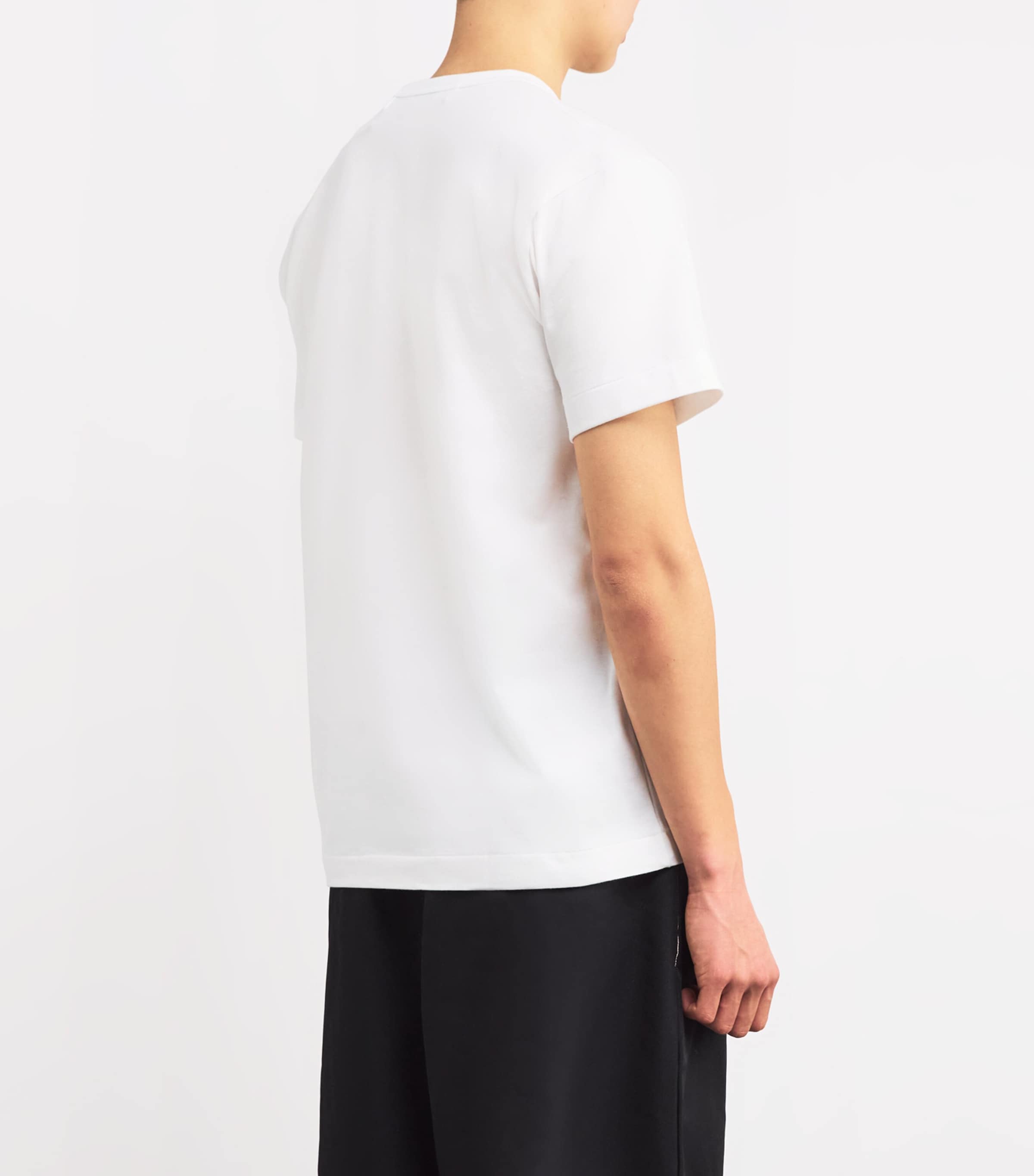 Comme Des Garçons Play Mens Heart Logo T-Shirt White Image 4
